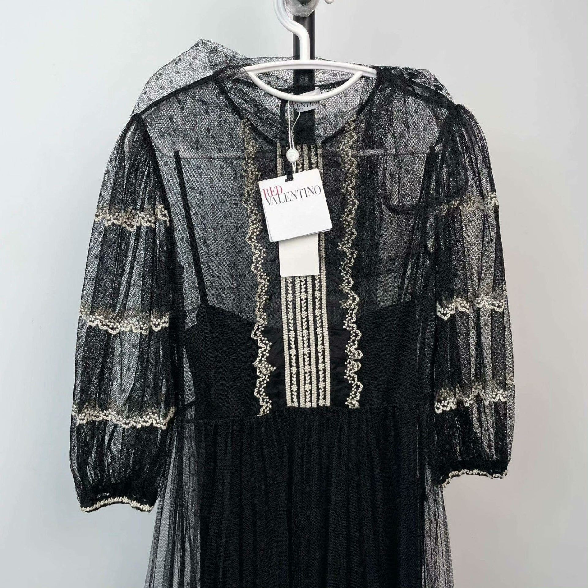 Valentino Valentino Black Dress S Women Size S / US 4 / IT 40 - 9 Thumbnail