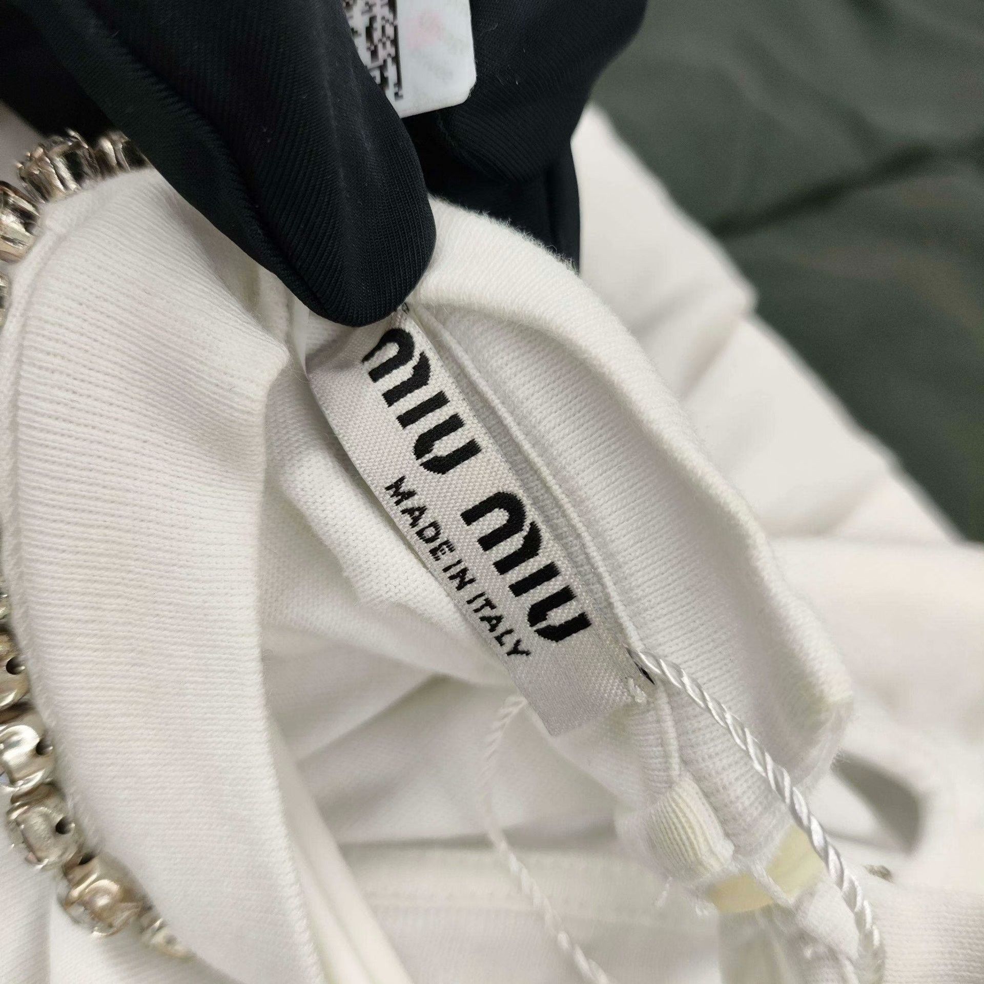 Miu Miu Miu Miu White T-Shirt XS Women Size XS / US 0-2 / IT 36-38 - 4 Thumbnail