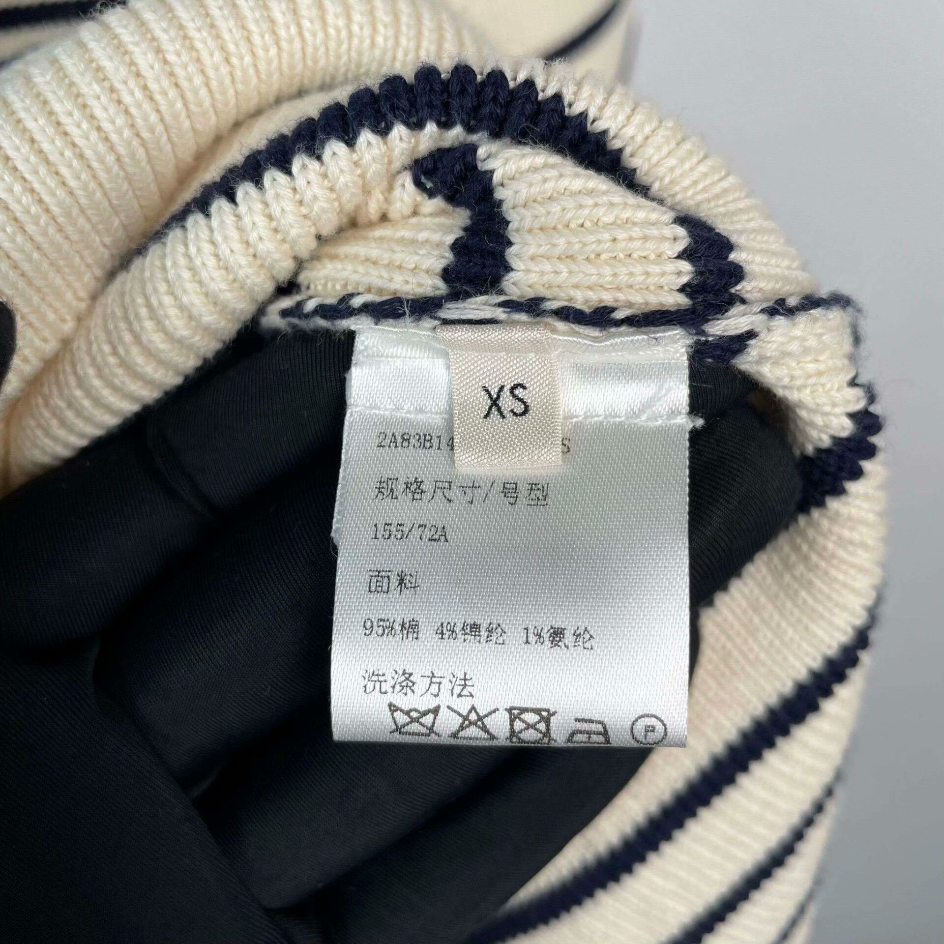 Celine Celine Knit Striped Black Sweater XS Women Size XS / US 0-2 / IT 36-38 - 4 Thumbnail