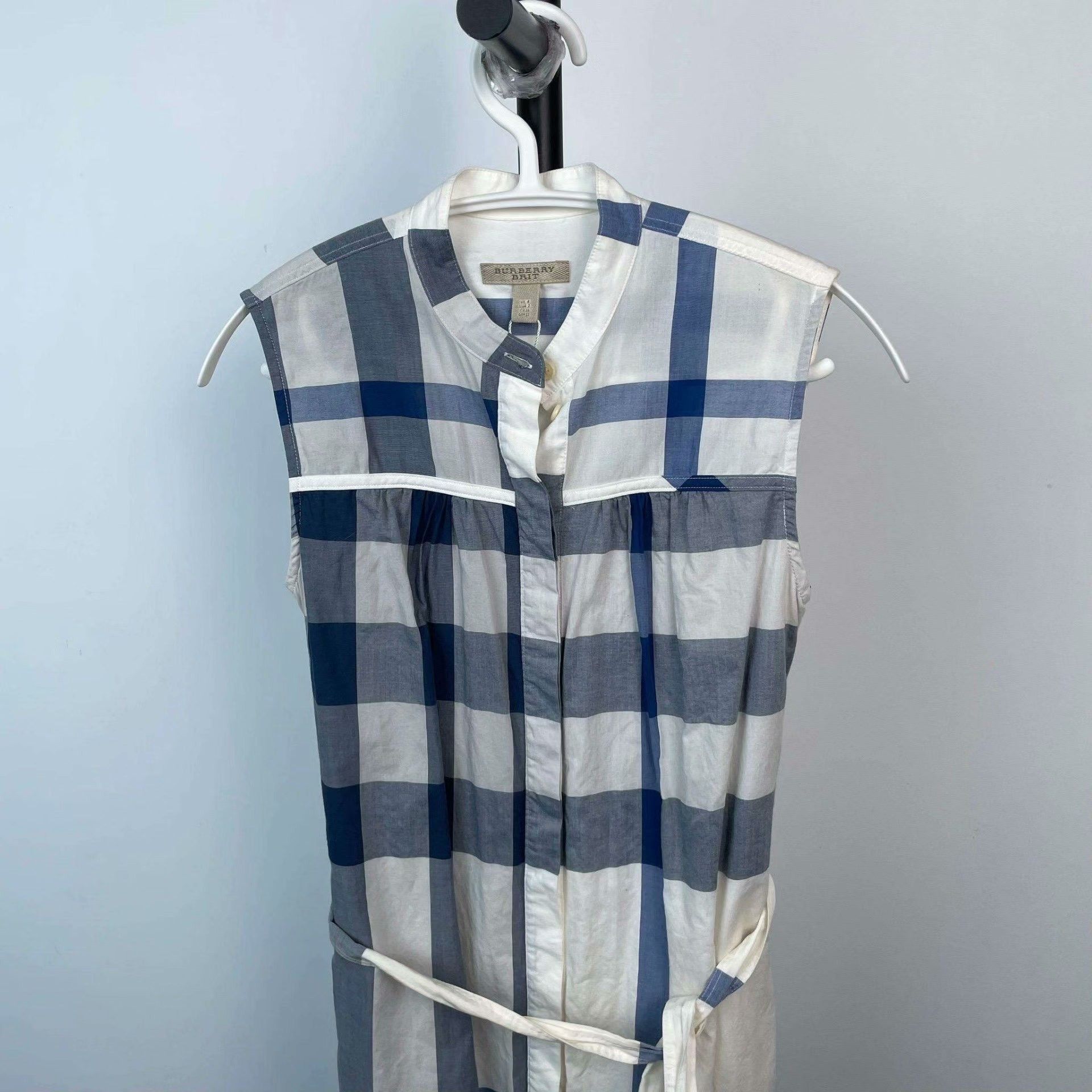 Burberry Burberry Striped Brown Button Up 2XS Women Size XS / US 0-2 / IT 36-38 - 9 Thumbnail