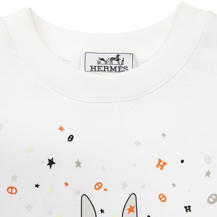 Hermes Hermes Hermes Boite Surprise Cotton Sweatshirt Textile Sweatshirts & Hoodies DUTY FREE for USA Size ONE SIZE - 3 Thumbnail
