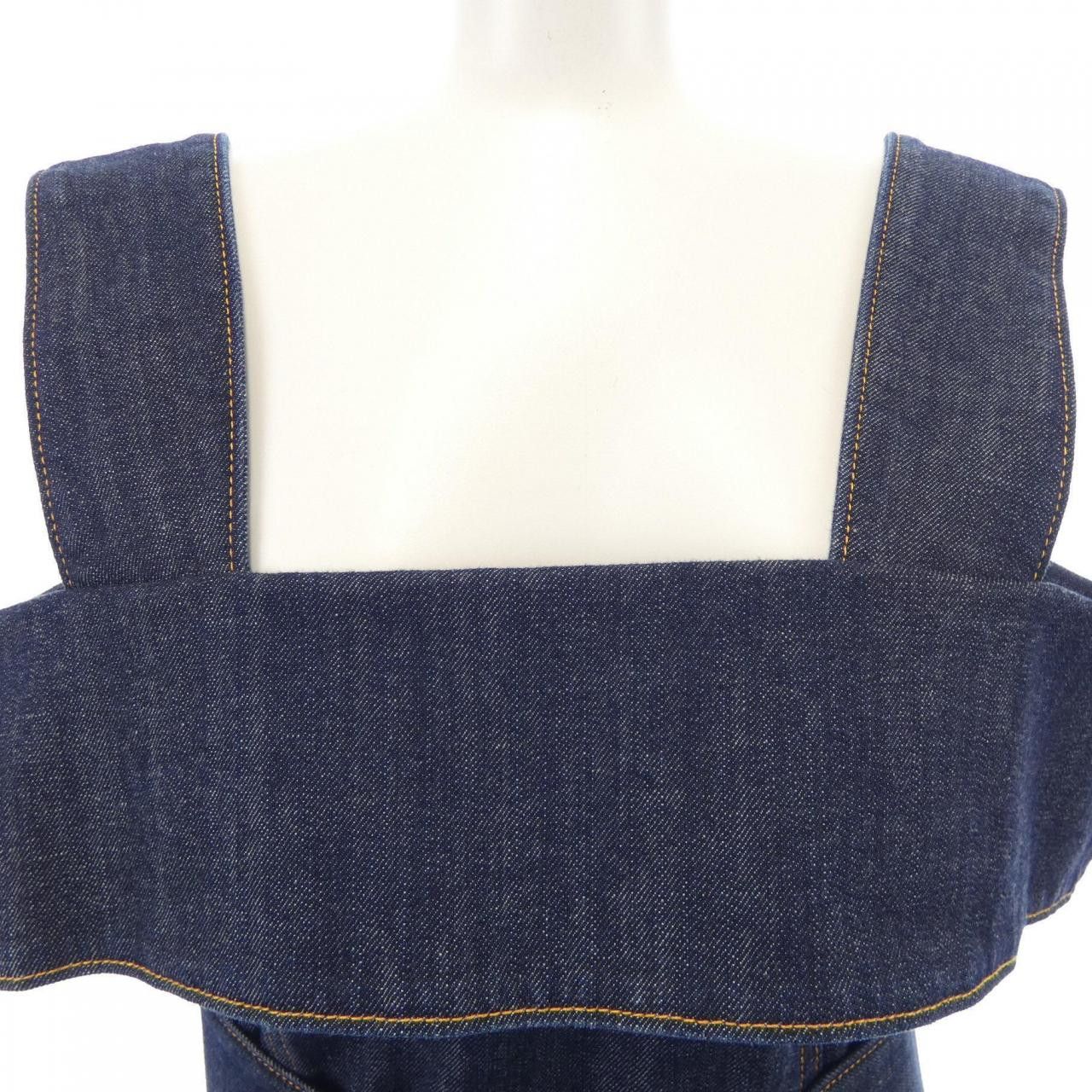 Louis Vuitton Louis Vuitton Louis Vuitton Dress Textile Dresses FORO67CKJ DUTY FREE for USA Size ONE SIZE - 5 Thumbnail