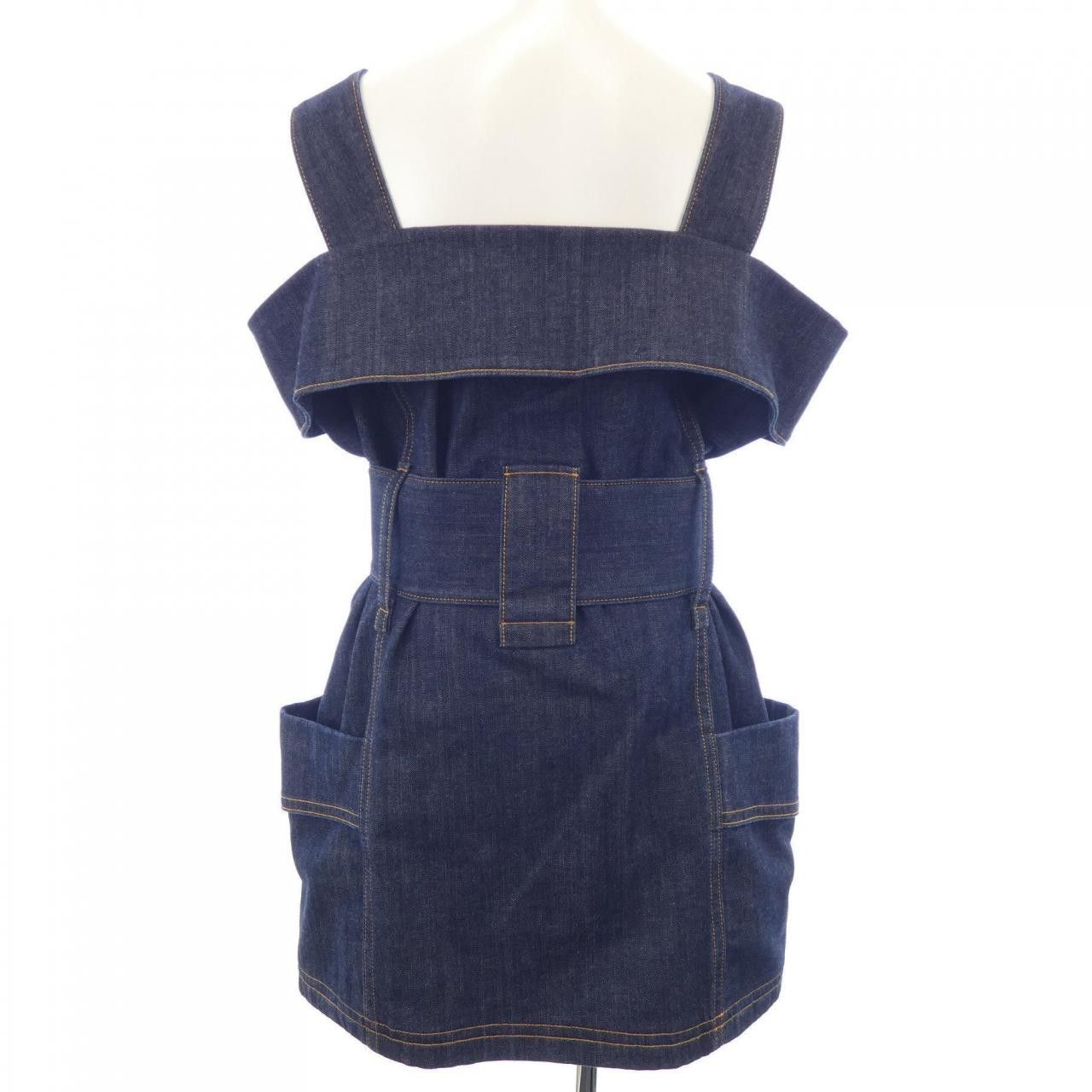 Louis Vuitton Louis Vuitton Louis Vuitton Dress Textile Dresses FORO67CKJ DUTY FREE for USA Size ONE SIZE - 2 Thumbnail