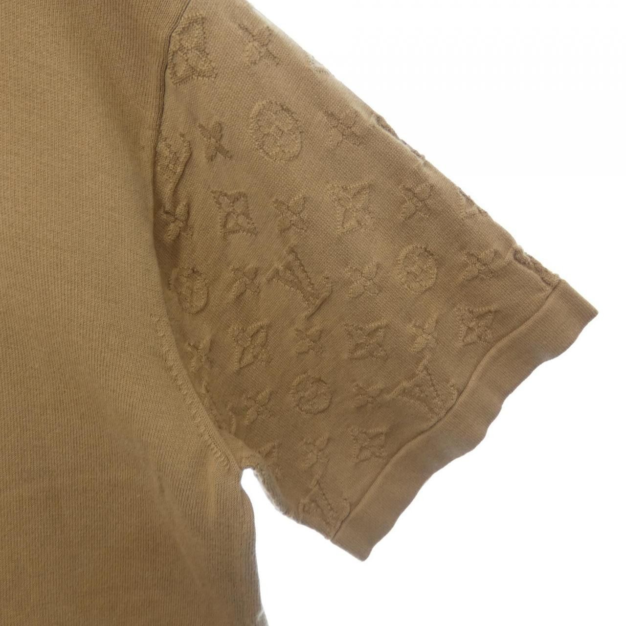 Louis Vuitton Louis Vuitton Louis Vuitton Short Sleeve Cotton Crewneck Knit Textile Tops HQN40WZ34 DUTY FREE for USA Size ONE SIZE - 6 Thumbnail
