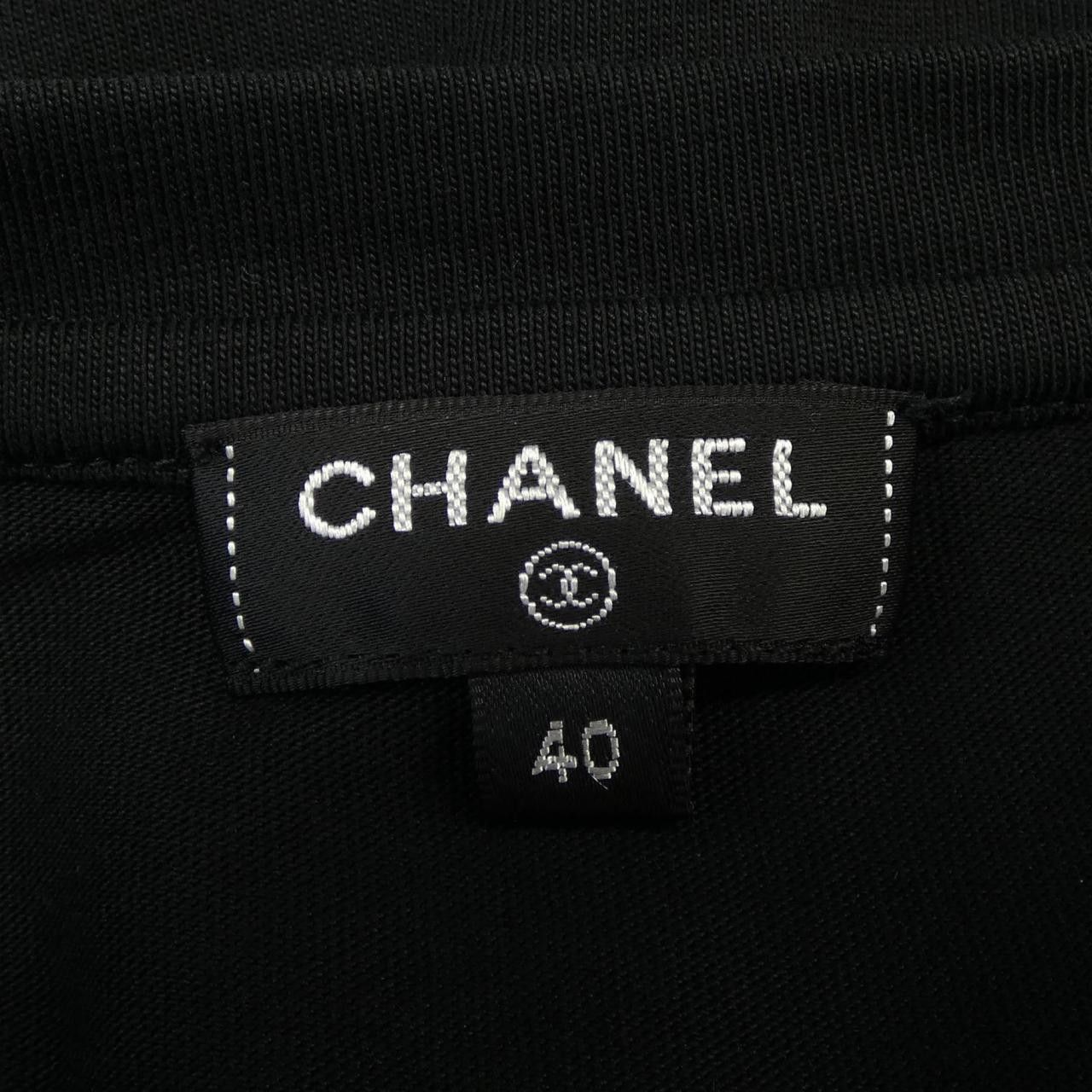 Chanel Chanel Chanel T Shirt Textile T-Shirts P64979V60901 DUTY FREE for USA Size ONE SIZE - 5 Thumbnail
