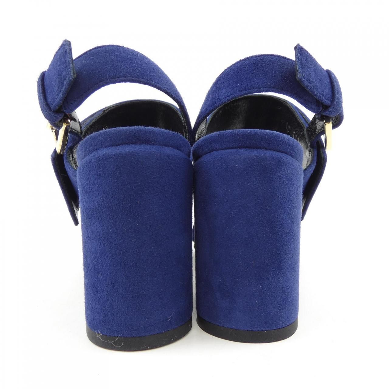 Louis Vuitton Louis Vuitton Louis Vuitton Horizon Line Leather Sandals Leather Shoes DUTY FREE for USA Size ONE SIZE - 5 Thumbnail