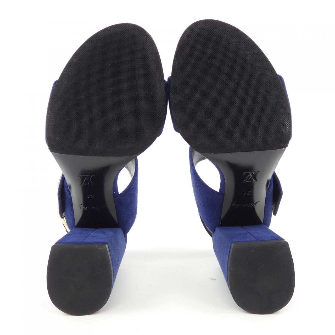 Louis Vuitton Louis Vuitton Louis Vuitton Horizon Line Leather Sandals Leather Shoes DUTY FREE for USA Size ONE SIZE - 4 Thumbnail