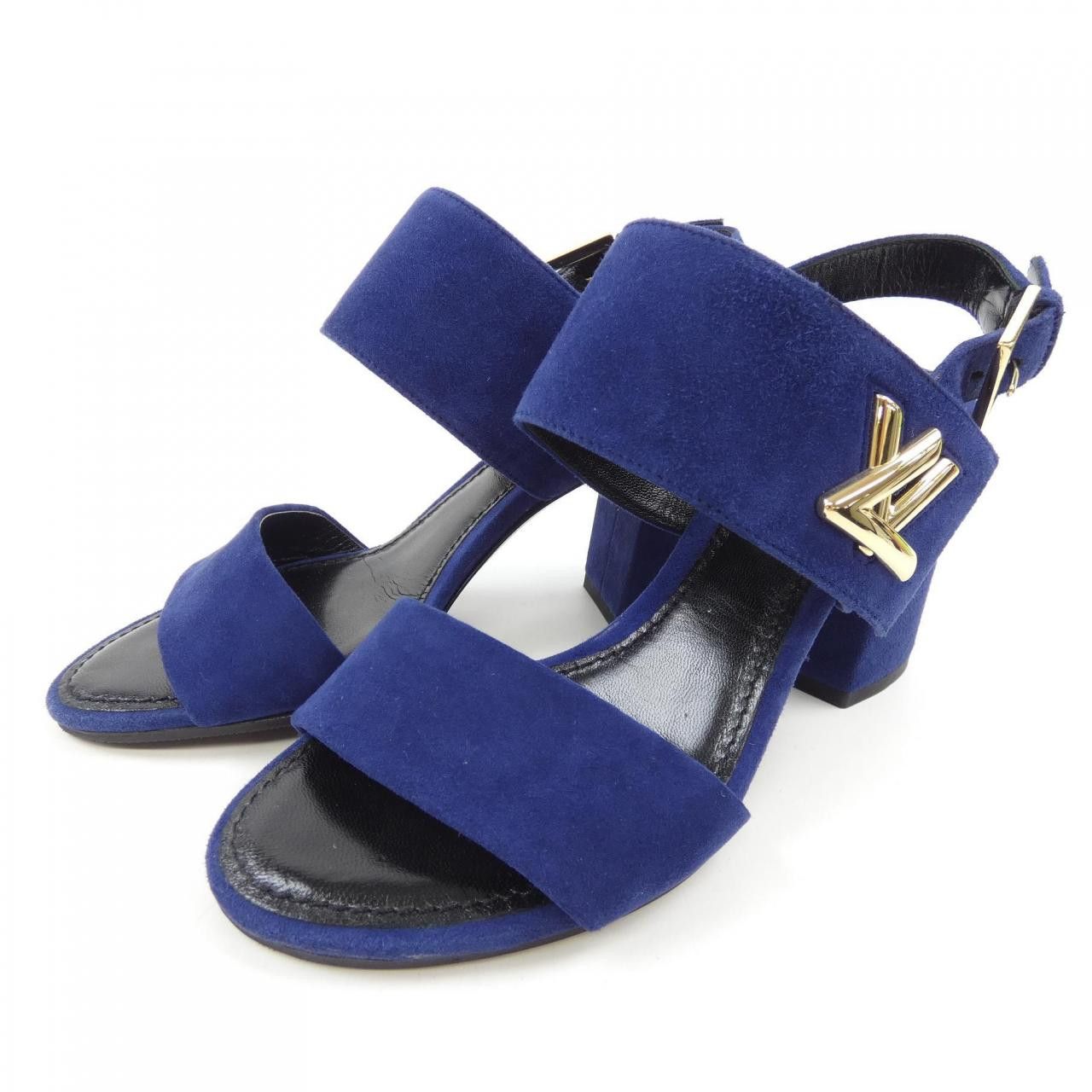 Louis Vuitton Louis Vuitton Louis Vuitton Horizon Line Leather Sandals Leather Shoes DUTY FREE for USA Size ONE SIZE - 3 Thumbnail