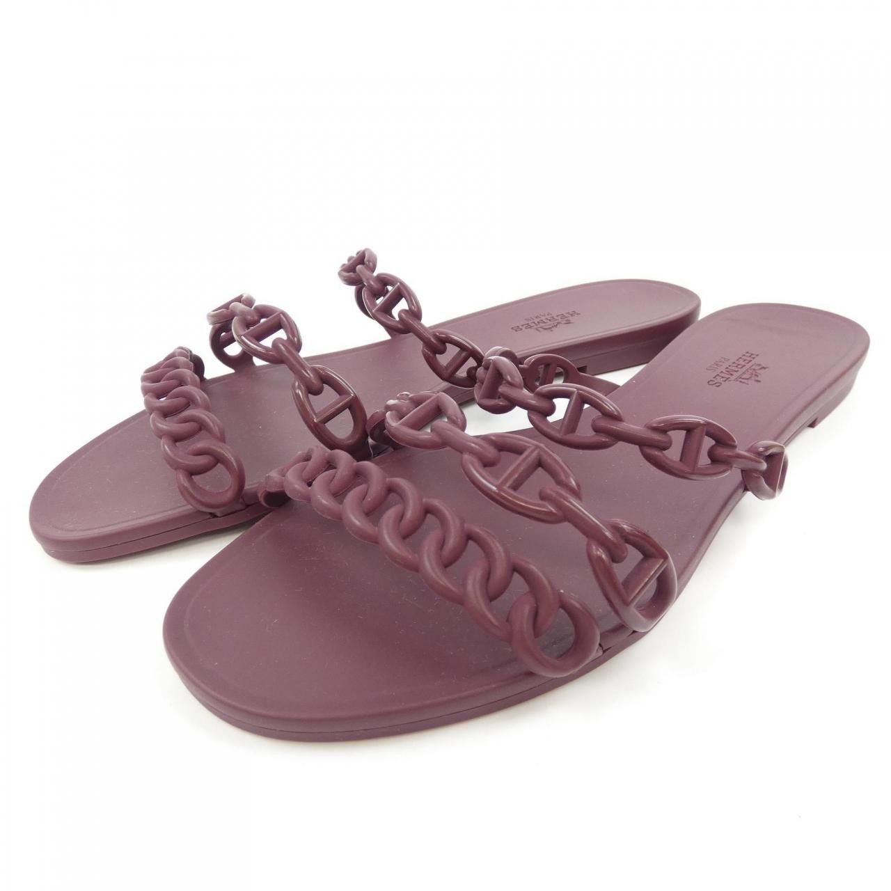 Hermes Hermes Hermes Rivage Rubber Sandals Plastic / Synthetic Shoes DUTY FREE for USA Size ONE SIZE - 3 Thumbnail