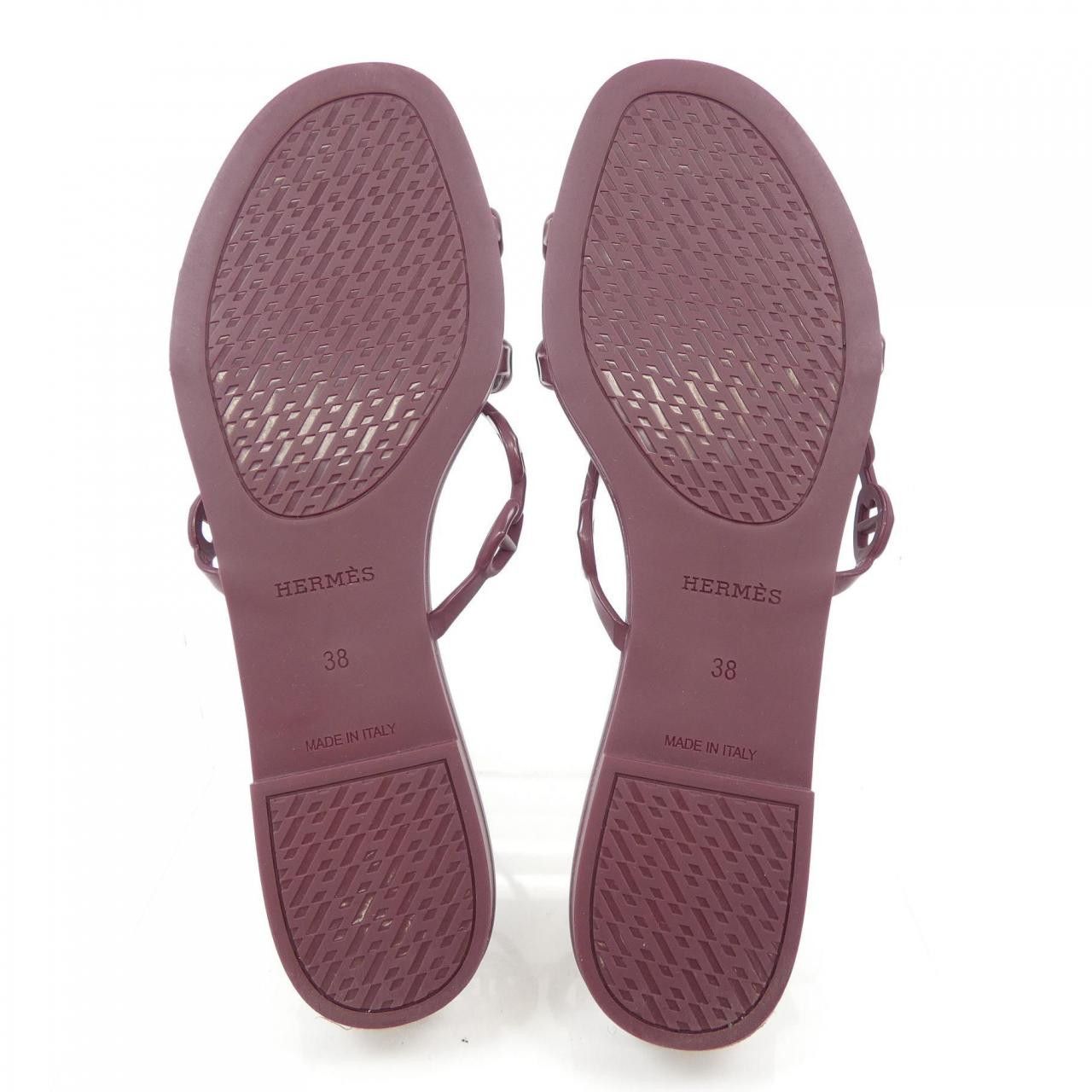 Hermes Hermes Hermes Rivage Rubber Sandals Plastic / Synthetic Shoes DUTY FREE for USA Size ONE SIZE - 4 Thumbnail
