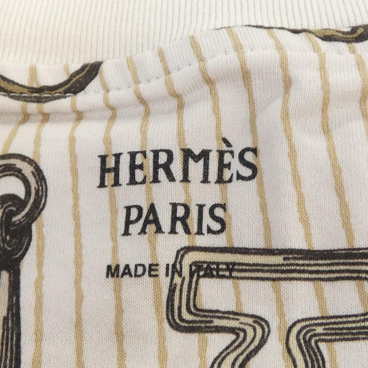 Hermes Hermes Hermes EFFET KALEIDOSCOPE Cotton TShirt Textile T-Shirts 4H4648DH DUTY FREE for USA Size ONE SIZE - 4 Thumbnail