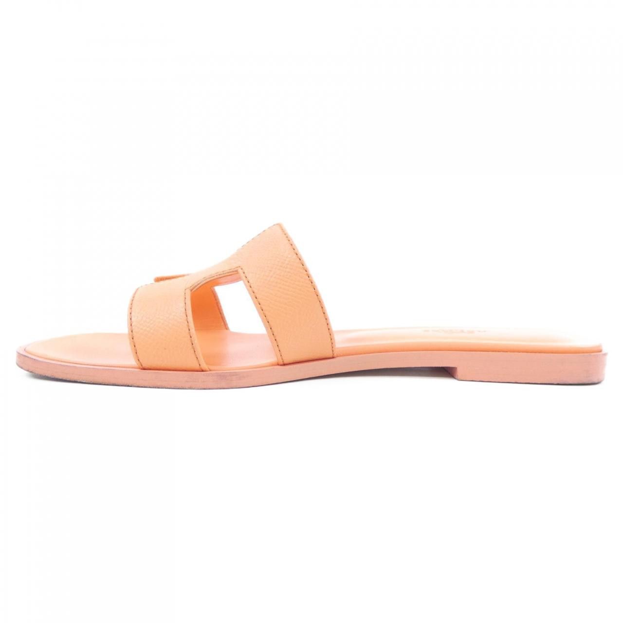 Hermes Hermes Hermes Oran Calfskin Sandals Leather Shoes DUTY FREE for USA Size ONE SIZE - 2 Thumbnail
