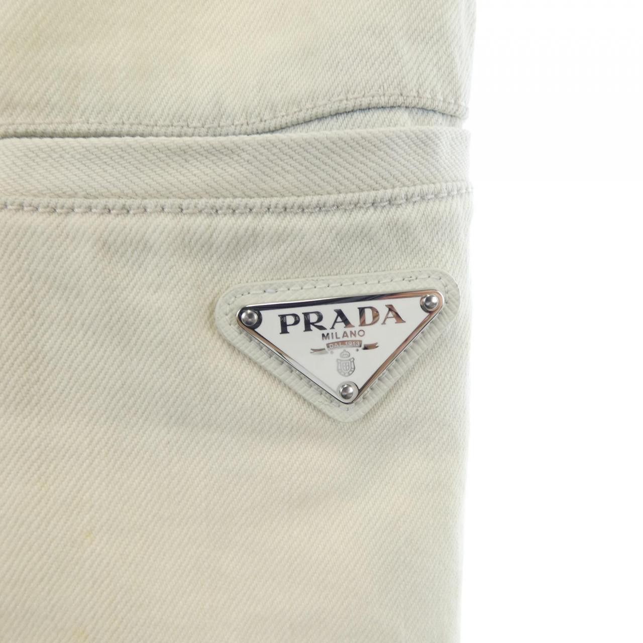 Prada Prada Prada Cotton Shorts Textile Shorts GEP338 8212 100 DUTY FREE for USA Size ONE SIZE - 5 Thumbnail