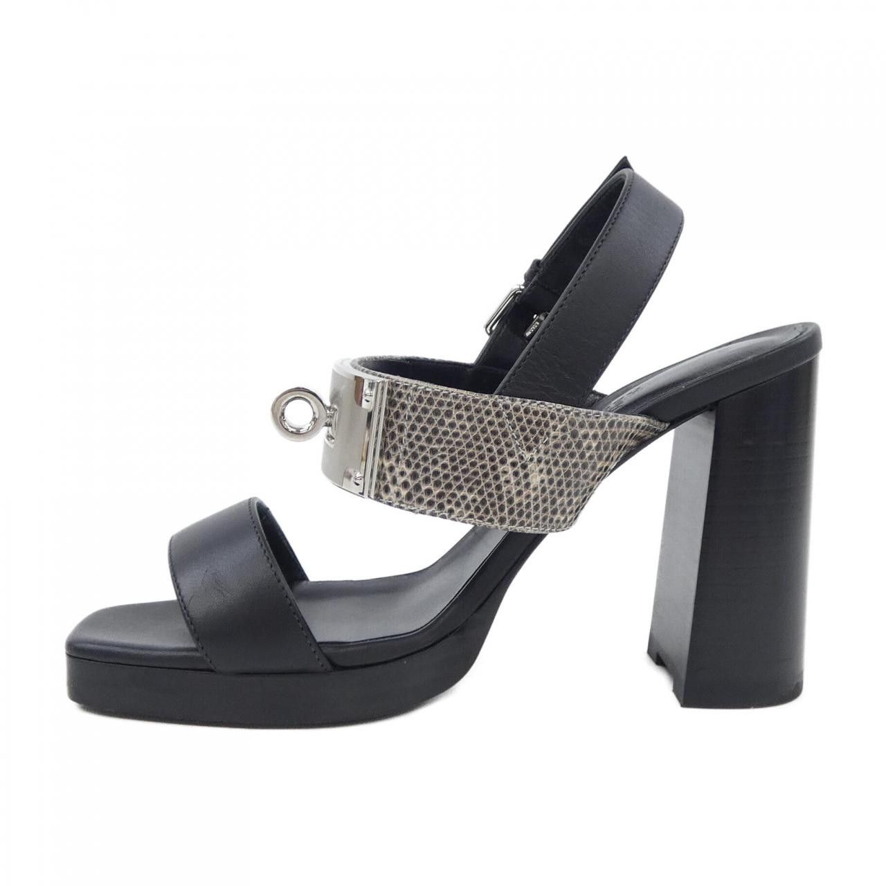Hermes Hermes Hermes Ilona Leather Sandals Leather Shoes DUTY FREE for USA Size ONE SIZE - 2 Thumbnail