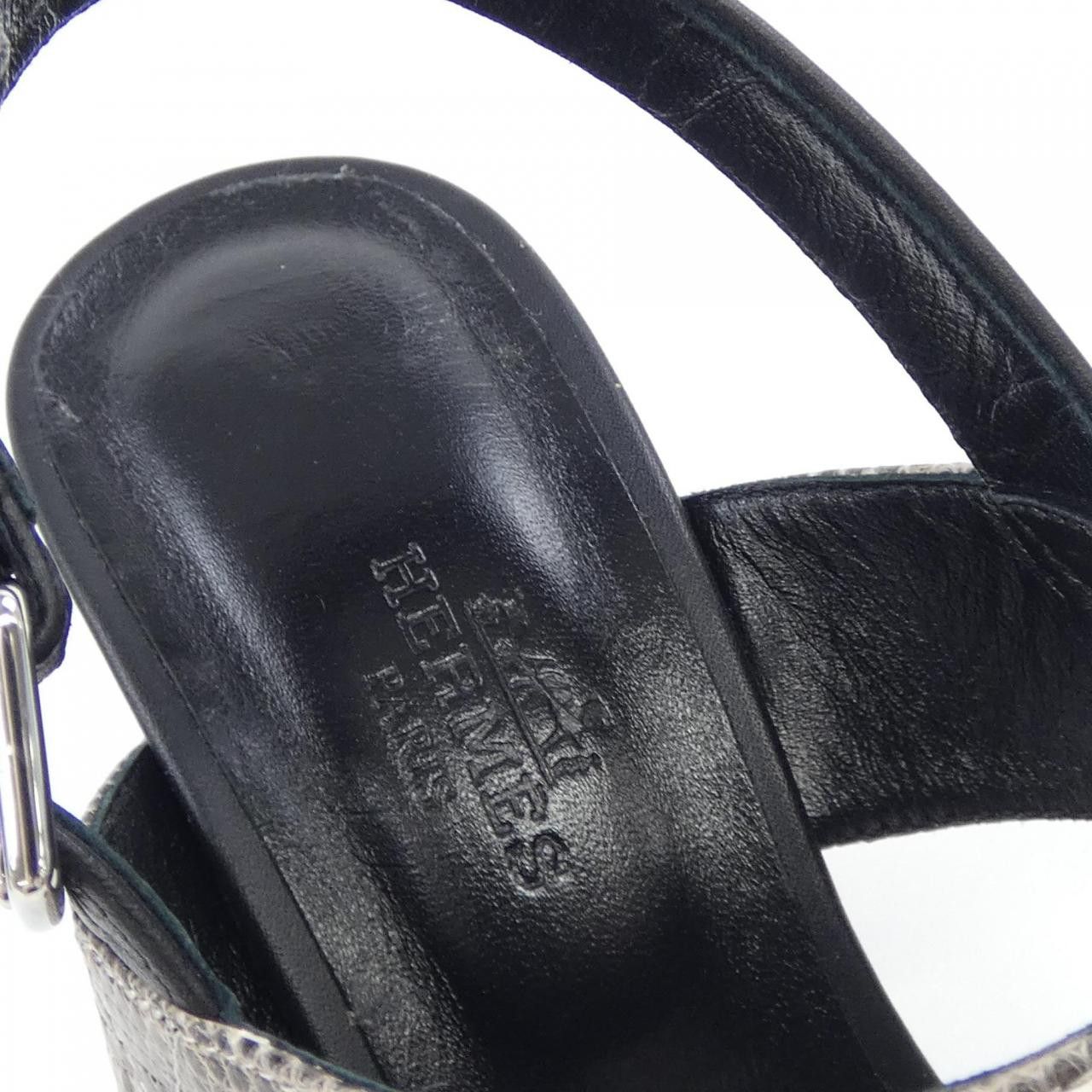 Hermes Hermes Hermes Ilona Leather Sandals Leather Shoes DUTY FREE for USA Size ONE SIZE - 6 Thumbnail