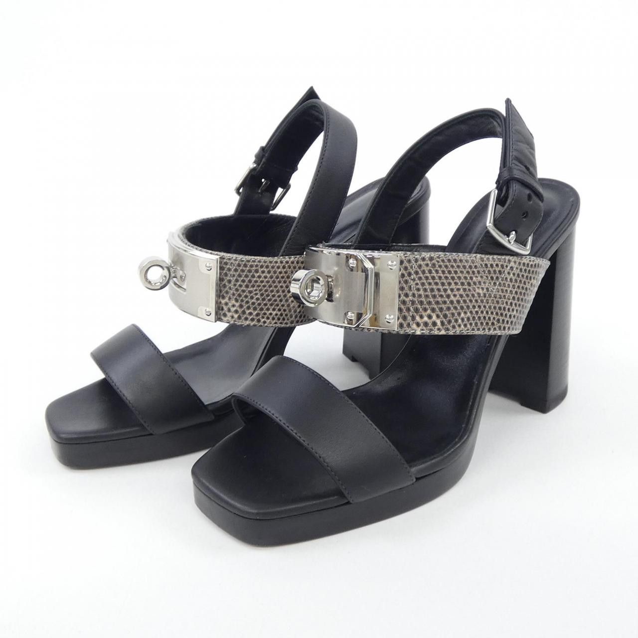 Hermes Hermes Hermes Ilona Leather Sandals Leather Shoes DUTY FREE for USA Size ONE SIZE - 3 Thumbnail
