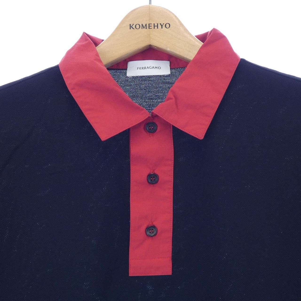 Salvatore Ferragamo Salvatore Ferragamo Salvatore Ferragamo Leather Polo Shirt Textile Tops DUTY FREE for USA Size ONE SIZE - 6 Thumbnail