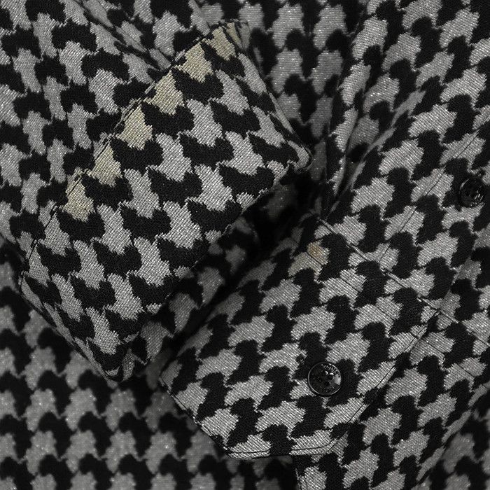 Louis Vuitton Louis Vuitton Louis Vuitton Houndstooth Long Sleeve Shirt Textile Dress Shirt DUTY FREE for USA Size ONE SIZE - 5 Thumbnail