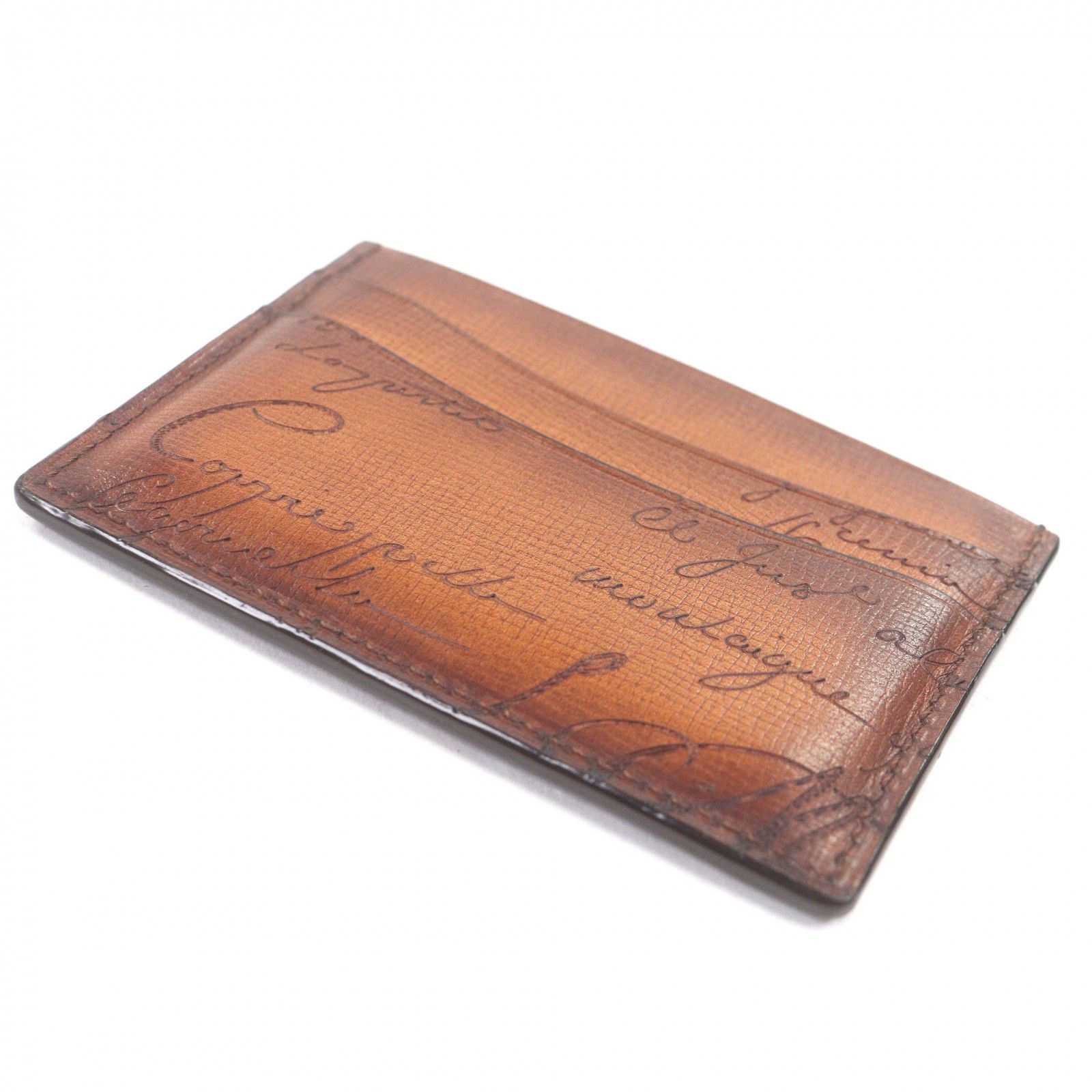 Berluti Berluti Berluti Venezia Palmerato Card Case Leather Card Case DUTY FREE for USA Size ONE SIZE - 4 Thumbnail