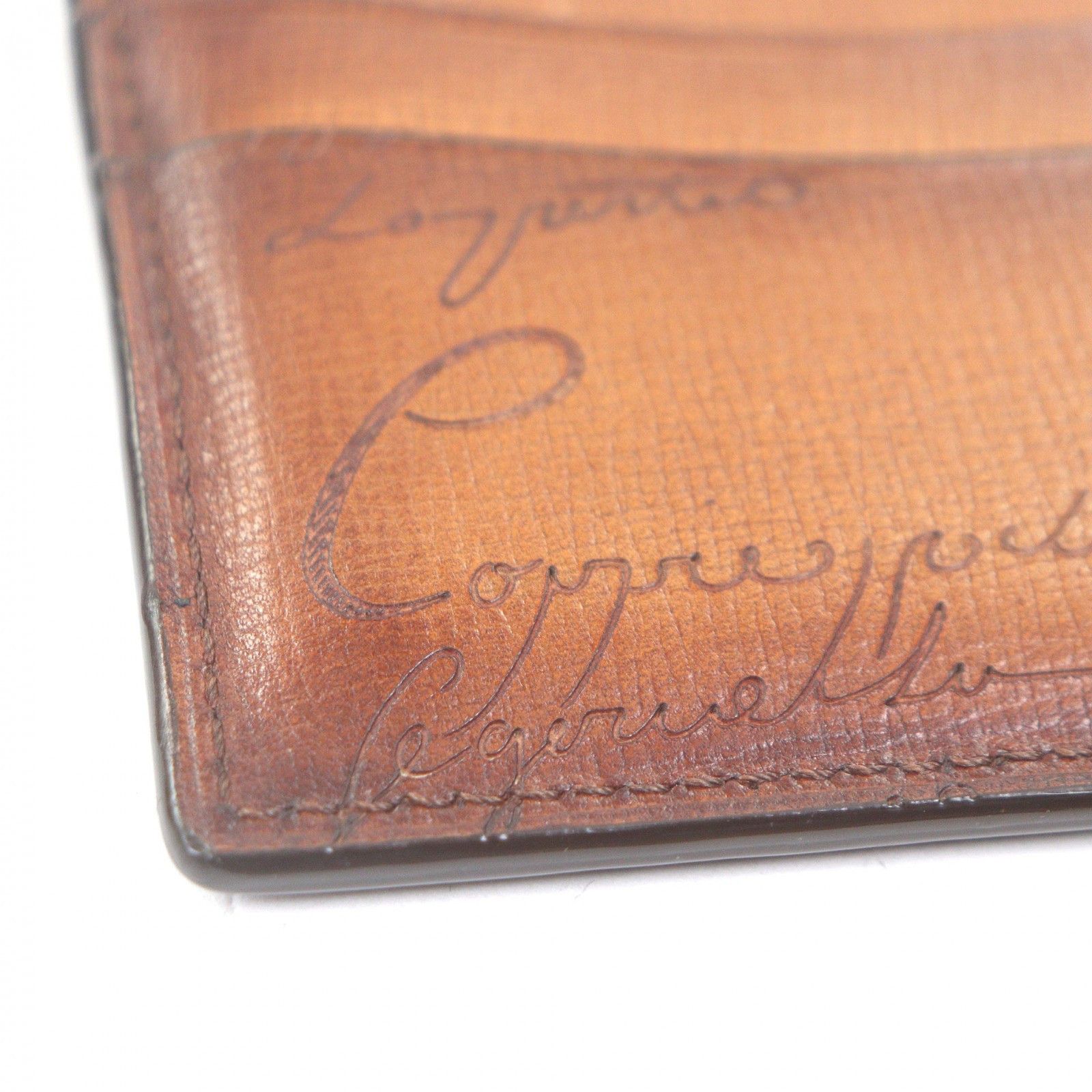 Berluti Berluti Berluti Venezia Palmerato Card Case Leather Card Case DUTY FREE for USA Size ONE SIZE - 5 Thumbnail