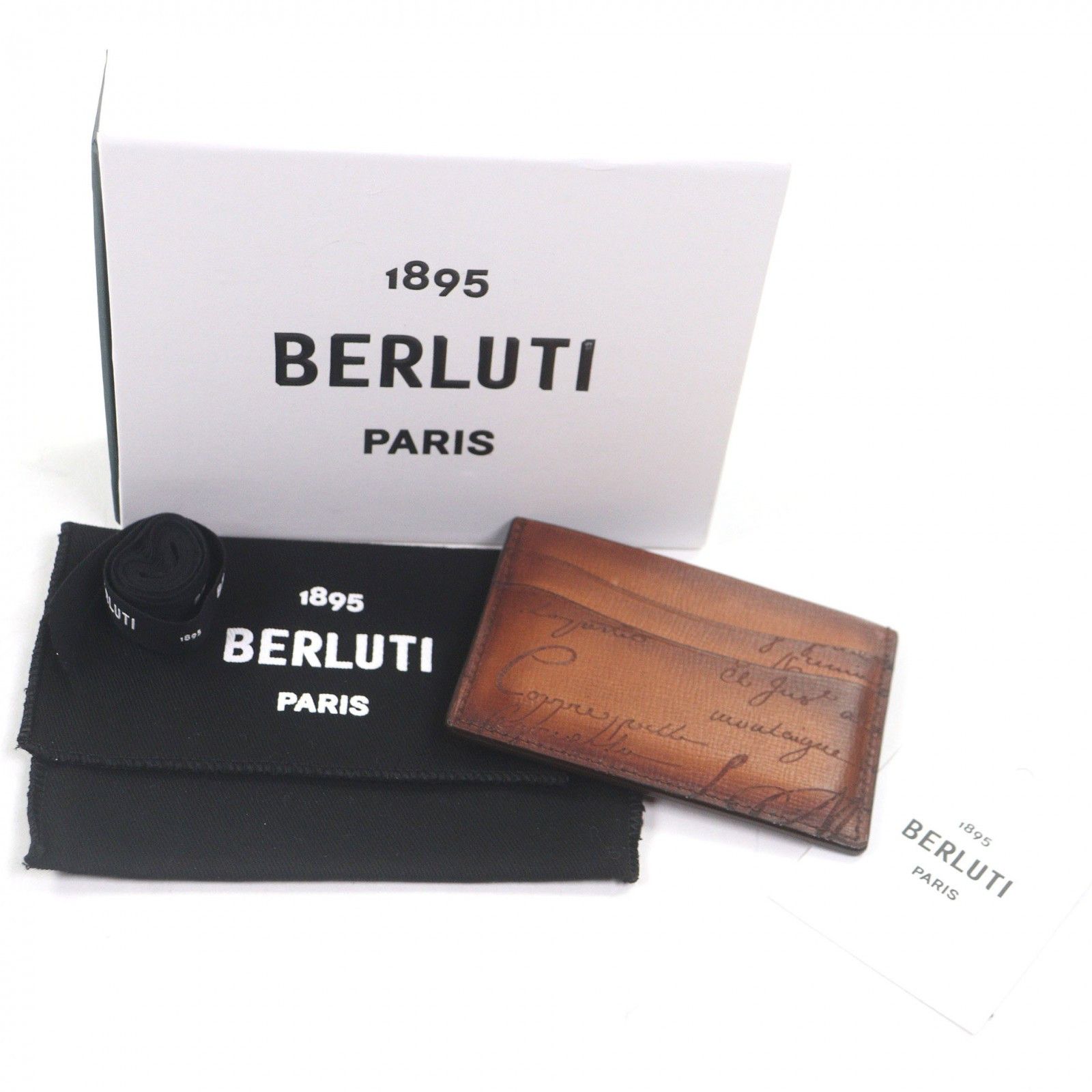 Berluti Berluti Berluti Venezia Palmerato Card Case Leather Card Case DUTY FREE for USA Size ONE SIZE - 2 Thumbnail