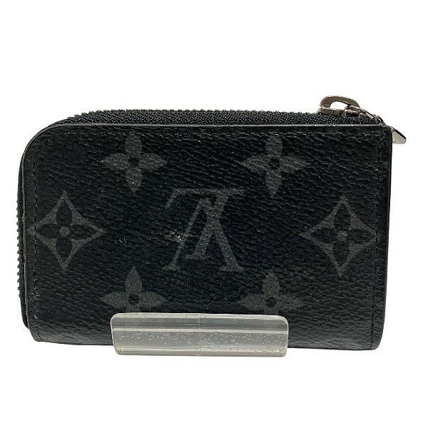 Louis Vuitton Louis Vuitton Louis Vuitton Portemonnaie Jour Monogram Eclipse Coin Case Textile Coin Case M63536 DUTY FREE for USA Size ONE SIZE - 2 Thumbnail