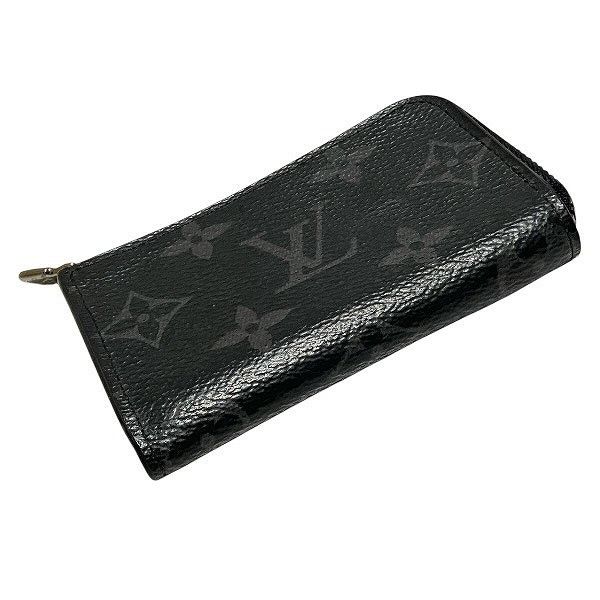 Louis Vuitton Louis Vuitton Louis Vuitton Portemonnaie Jour Monogram Eclipse Coin Case Textile Coin Case M63536 DUTY FREE for USA Size ONE SIZE - 8 Thumbnail
