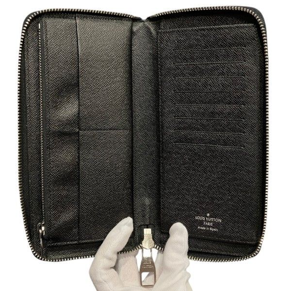 Louis Vuitton Louis Vuitton Louis Vuitton Zippy Wallet Vertical Damier Graphite Long Wallet Textile Long Wallet N63095 DUTY FREE for USA Size ONE SIZE - 3 Thumbnail
