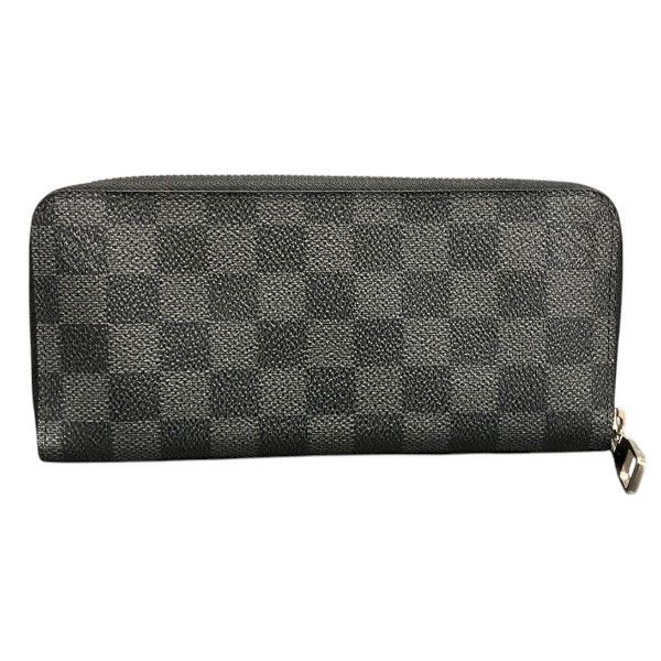 Louis Vuitton Louis Vuitton Louis Vuitton Zippy Wallet Vertical Damier Graphite Long Wallet Textile Long Wallet N63095 DUTY FREE for USA Size ONE SIZE - 2 Thumbnail