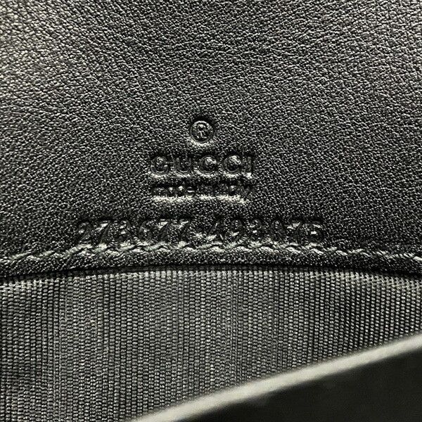 Gucci Gucci Gucci Diamante Leather Canvas Long Wallet Leather Long Wallet 273677 DUTY FREE for USA Size ONE SIZE - 4 Thumbnail