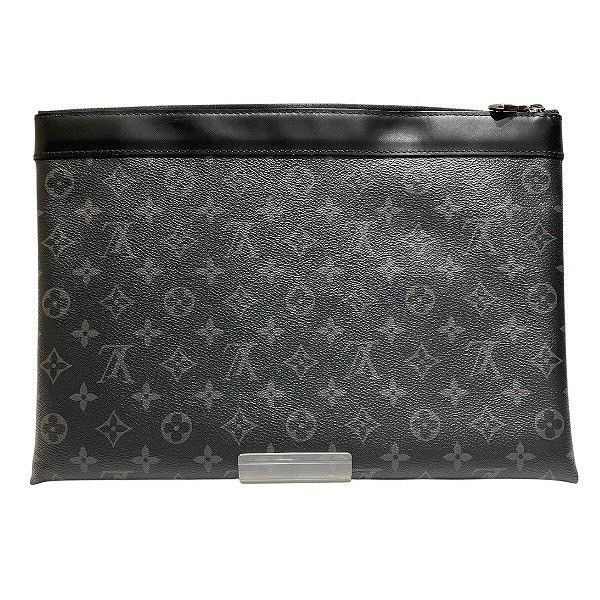 Louis Vuitton Louis Vuitton Louis Vuitton Monogram Eclipse Clutch Bag Textile Clutch Bag M62291 DUTY FREE for USA Size ONE SIZE - 2 Thumbnail