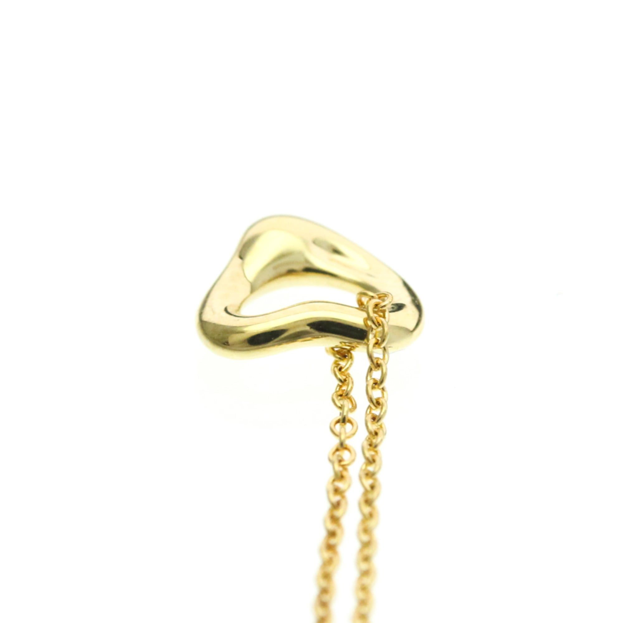 Tiffany & Co. Tiffany Open Heart Yellow Gold (18K) No Stone Men,Women Fashion Pendant Necklace (Gold) Size ONE SIZE - 6 Thumbnail