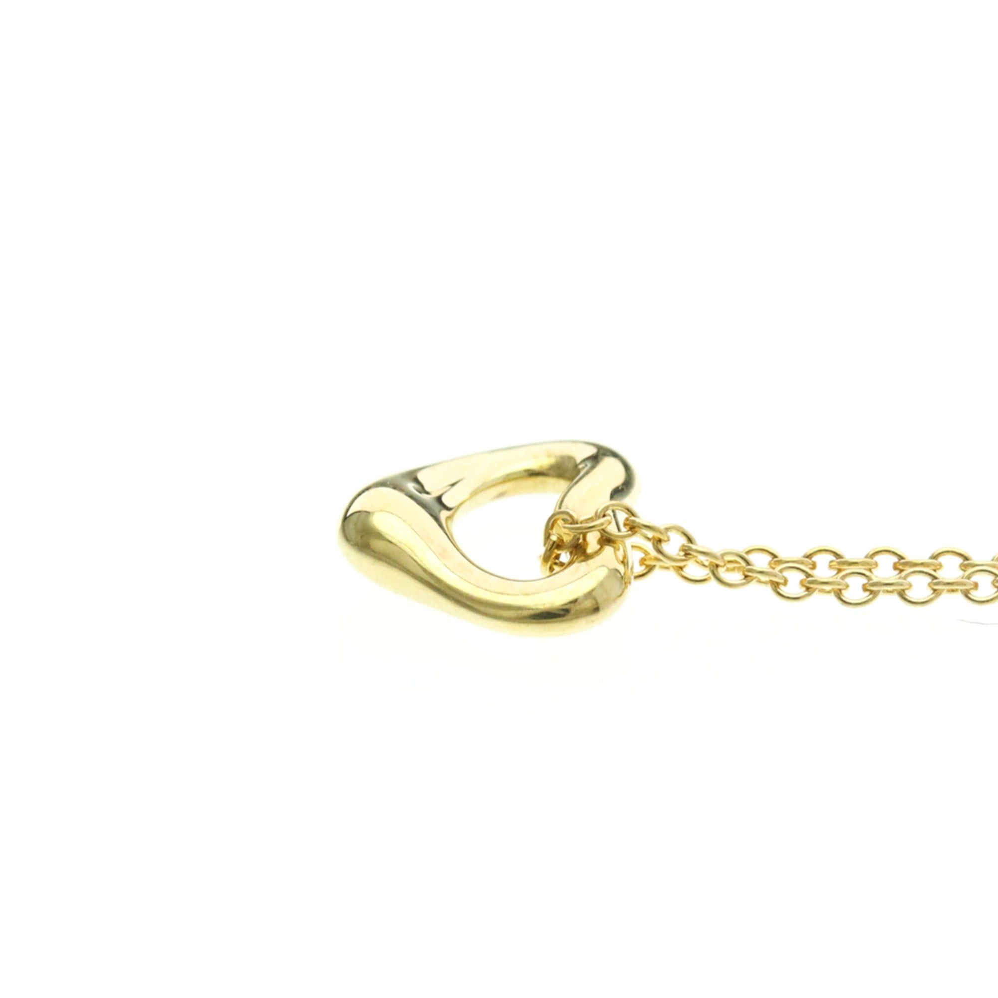 Tiffany & Co. Tiffany Open Heart Yellow Gold (18K) No Stone Men,Women Fashion Pendant Necklace (Gold) Size ONE SIZE - 3 Thumbnail