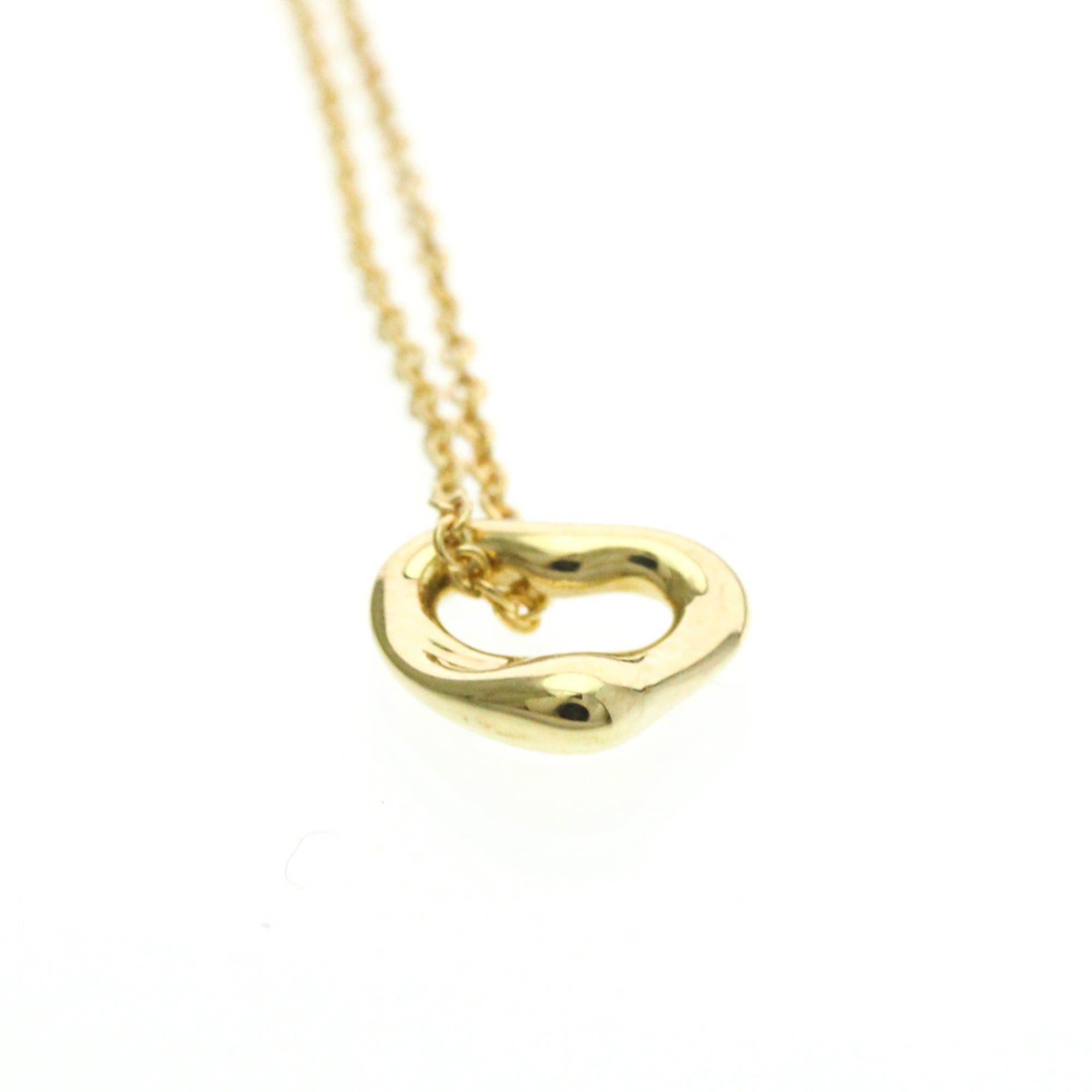 Tiffany & Co. Tiffany Open Heart Yellow Gold (18K) No Stone Men,Women Fashion Pendant Necklace (Gold) Size ONE SIZE - 4 Thumbnail