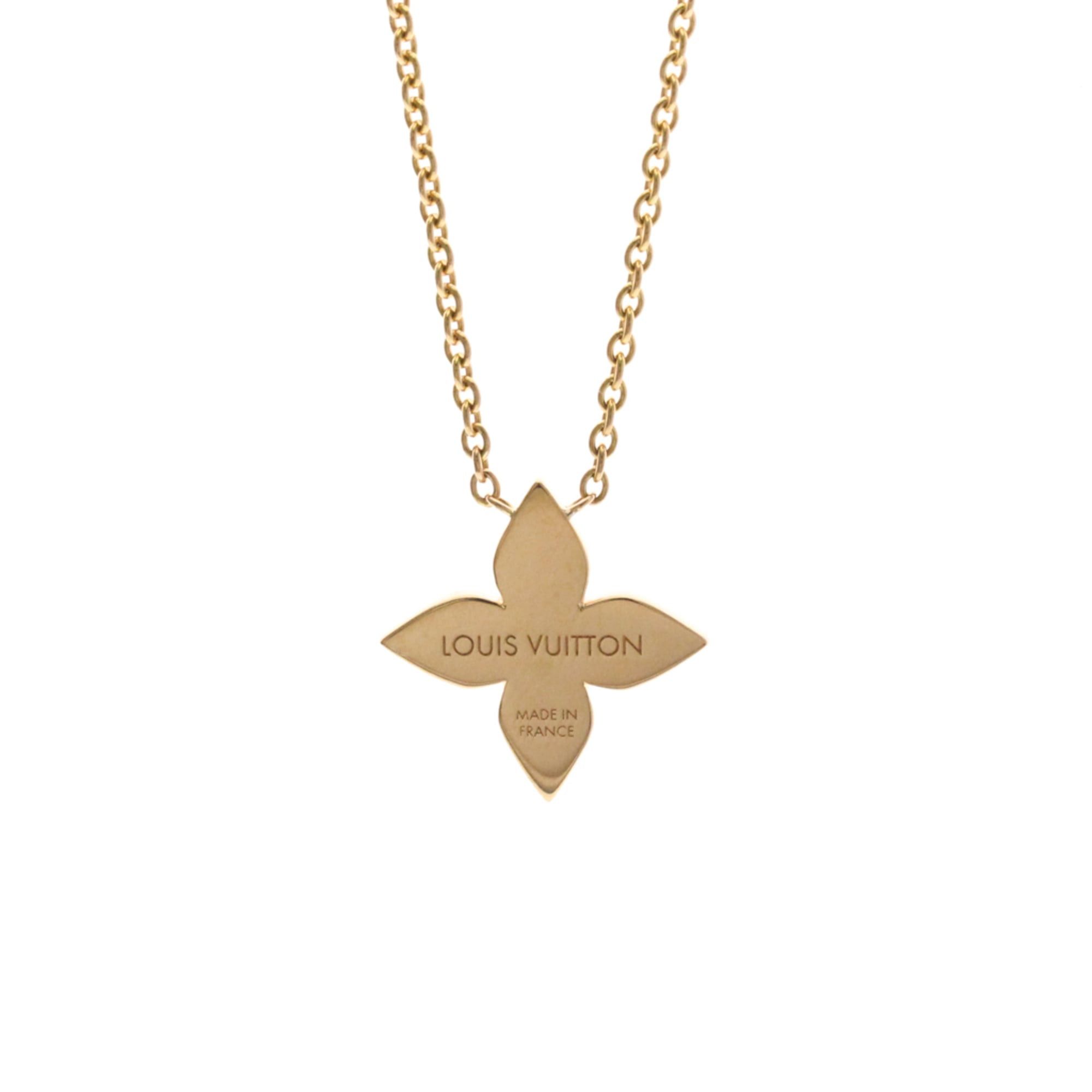 Louis Vuitton Louis Vuitton Pendant Star Blossom Diamond Necklace Q93522 Pink Gold (18K) Diamond Men,Women Fashion Pendant Necklace (Pink Gold) Size ONE SIZE - 2 Thumbnail