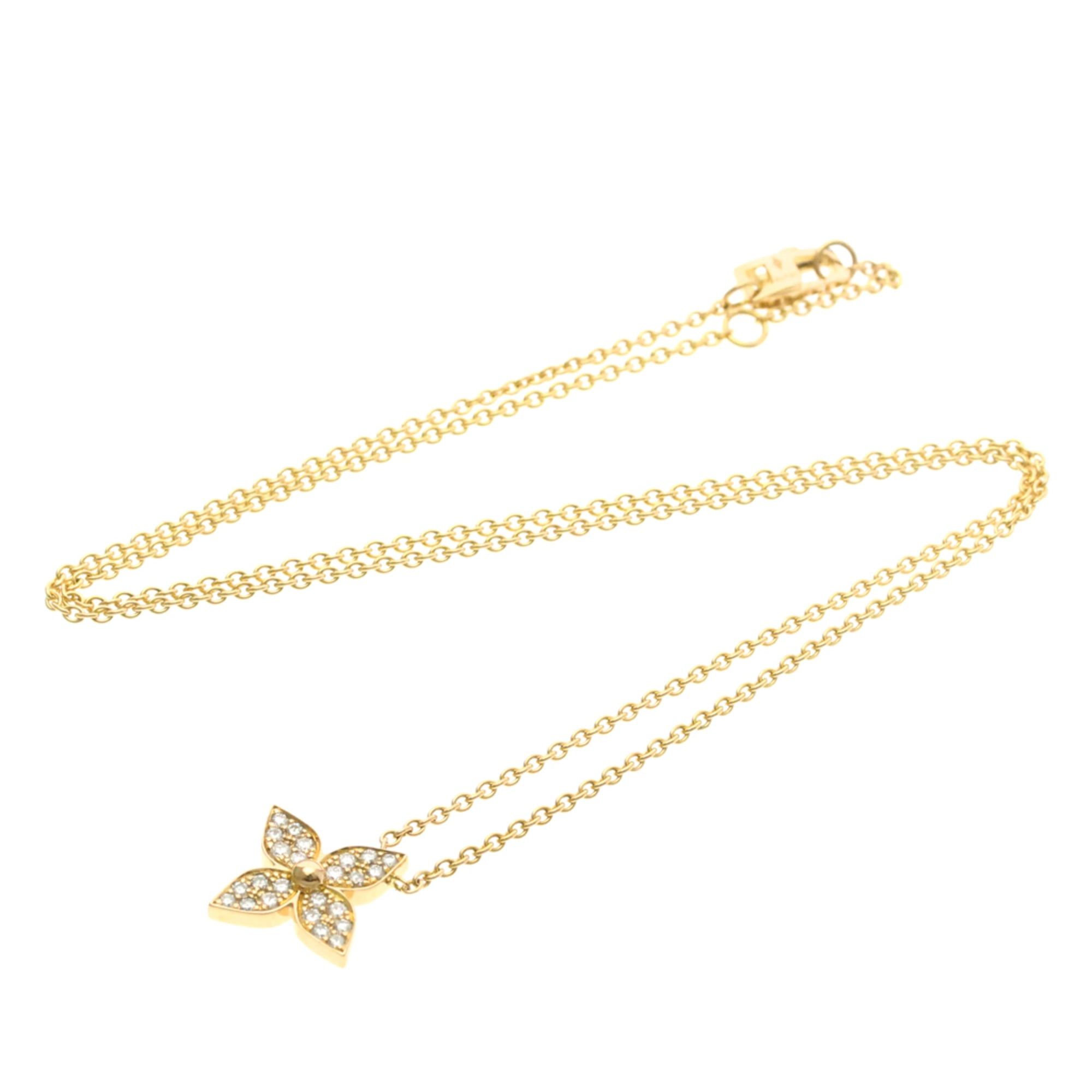 Louis Vuitton Louis Vuitton Pendant Star Blossom Diamond Necklace Q93522 Pink Gold (18K) Diamond Men,Women Fashion Pendant Necklace (Pink Gold) Size ONE SIZE - 12 Thumbnail