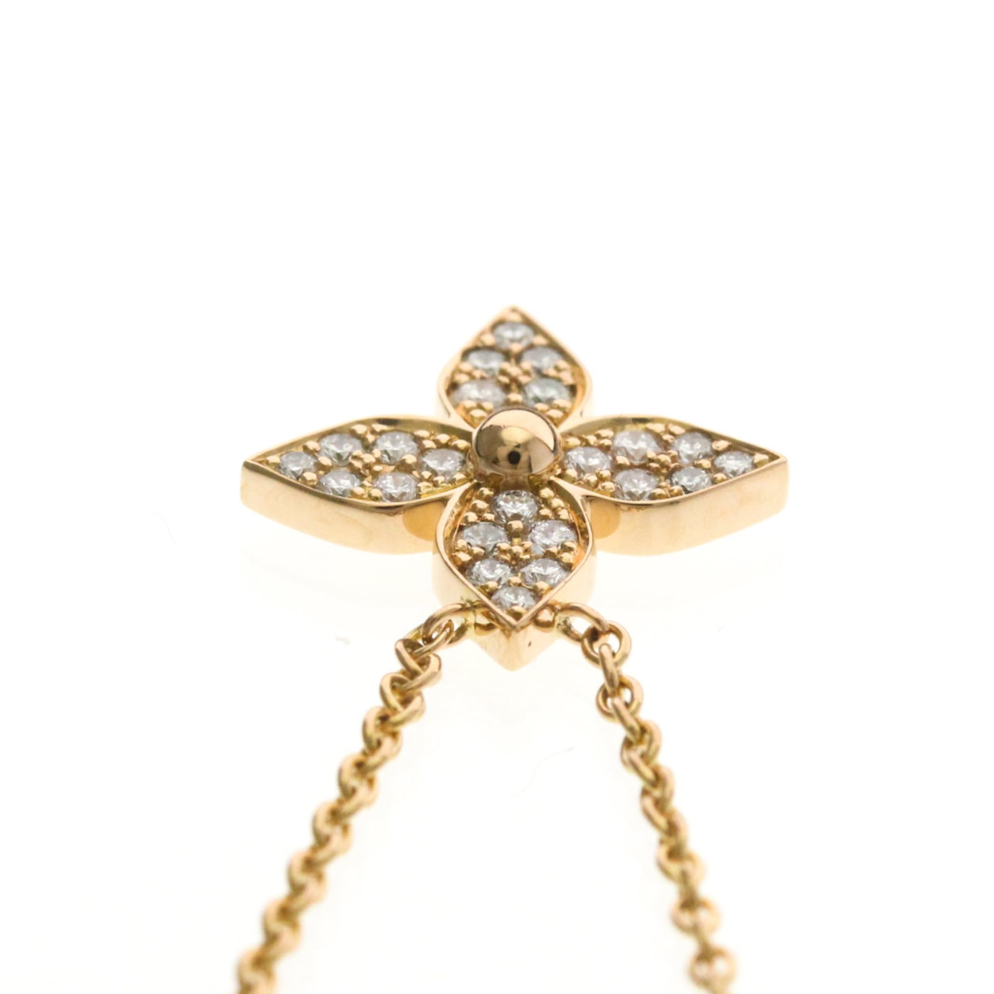Louis Vuitton Louis Vuitton Pendant Star Blossom Diamond Necklace Q93522 Pink Gold (18K) Diamond Men,Women Fashion Pendant Necklace (Pink Gold) Size ONE SIZE - 6 Thumbnail