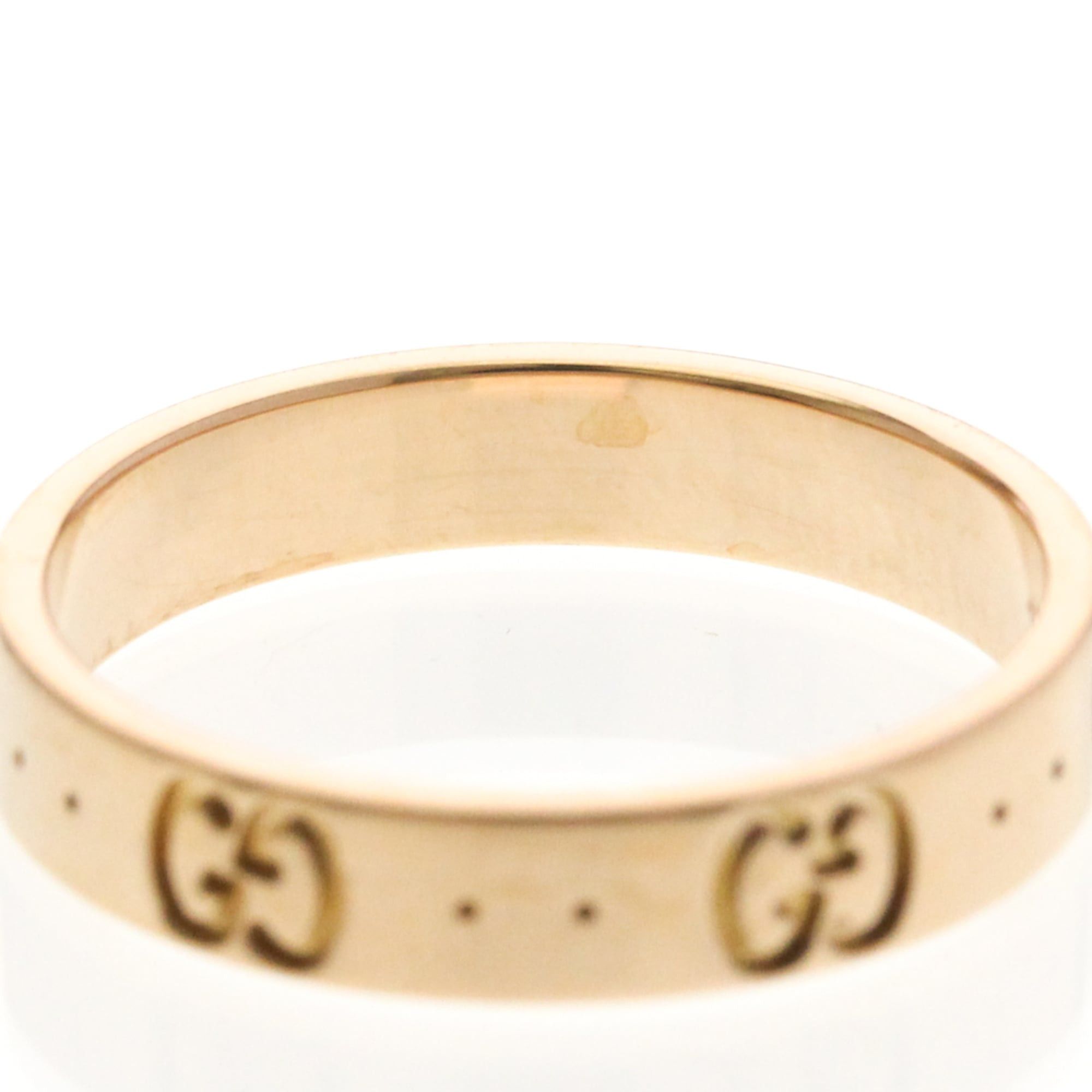 Gucci Gucci Icon Pink Gold (18K) Fashion No Stone Band Ring Pink Gold Size ONE SIZE - 8 Thumbnail