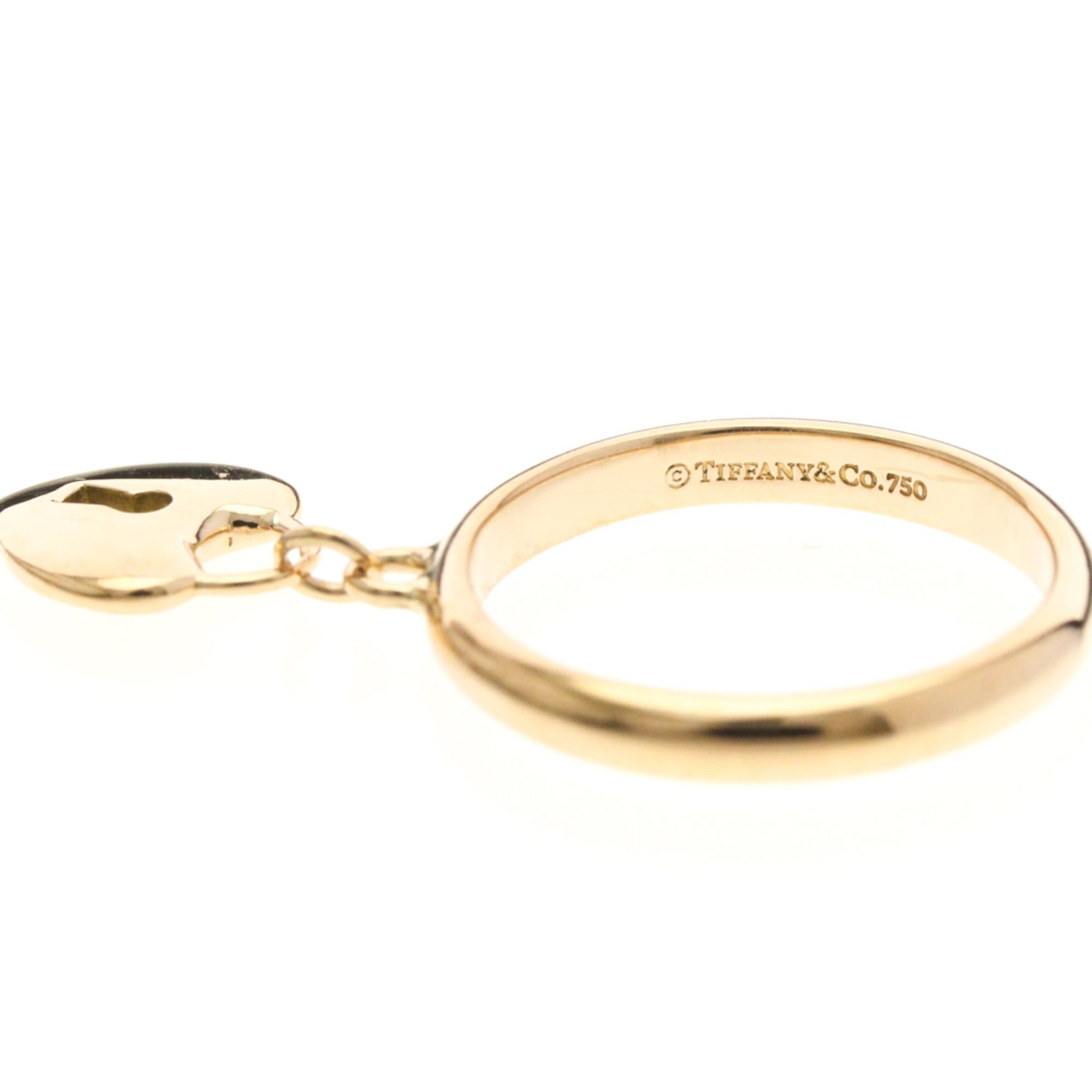Tiffany & Co. Tiffany Heart Lock Ring Pink Gold (18K) Fashion No Stone Band Ring Pink Gold Size ONE SIZE - 7 Thumbnail