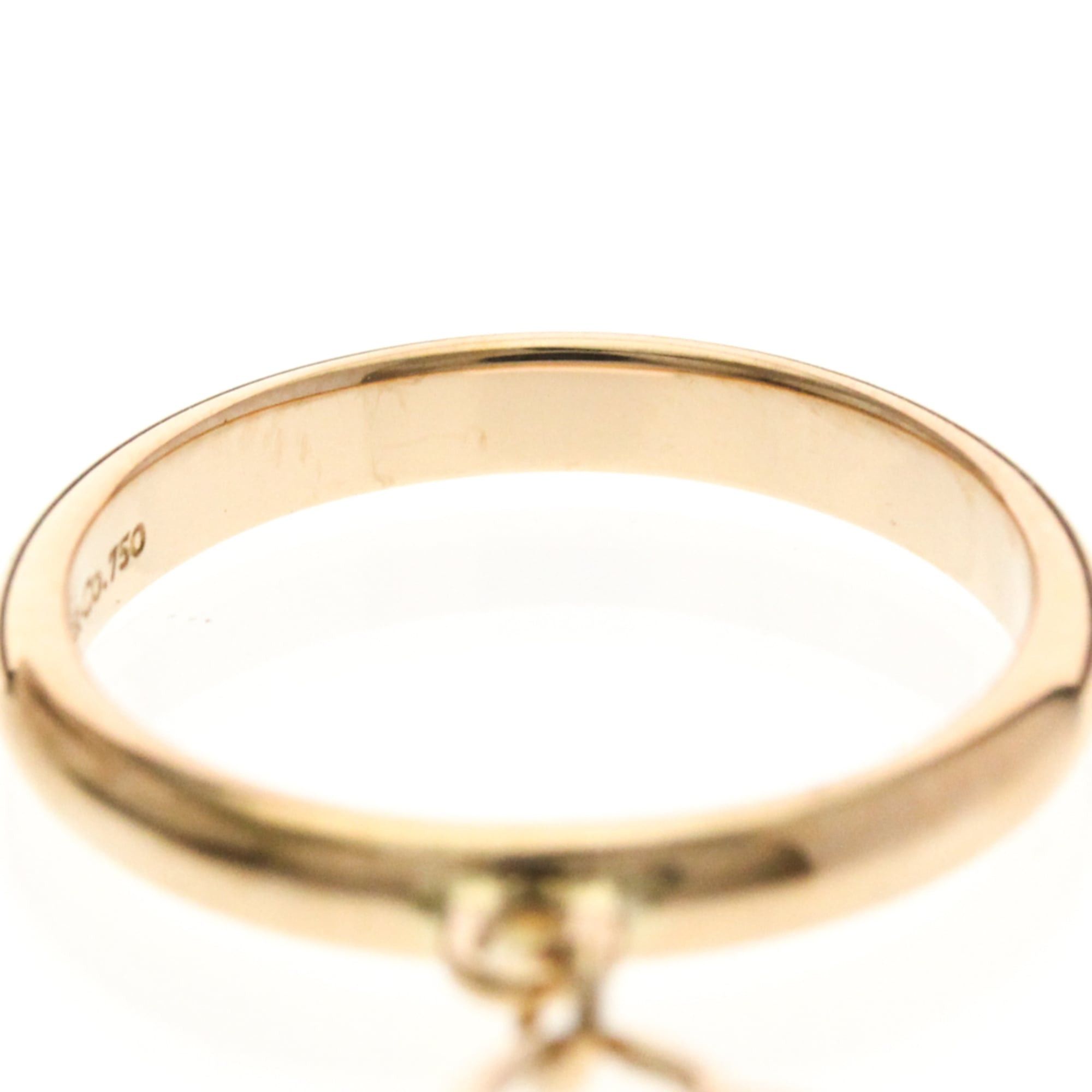 Tiffany & Co. Tiffany Heart Lock Ring Pink Gold (18K) Fashion No Stone Band Ring Pink Gold Size ONE SIZE - 6 Thumbnail