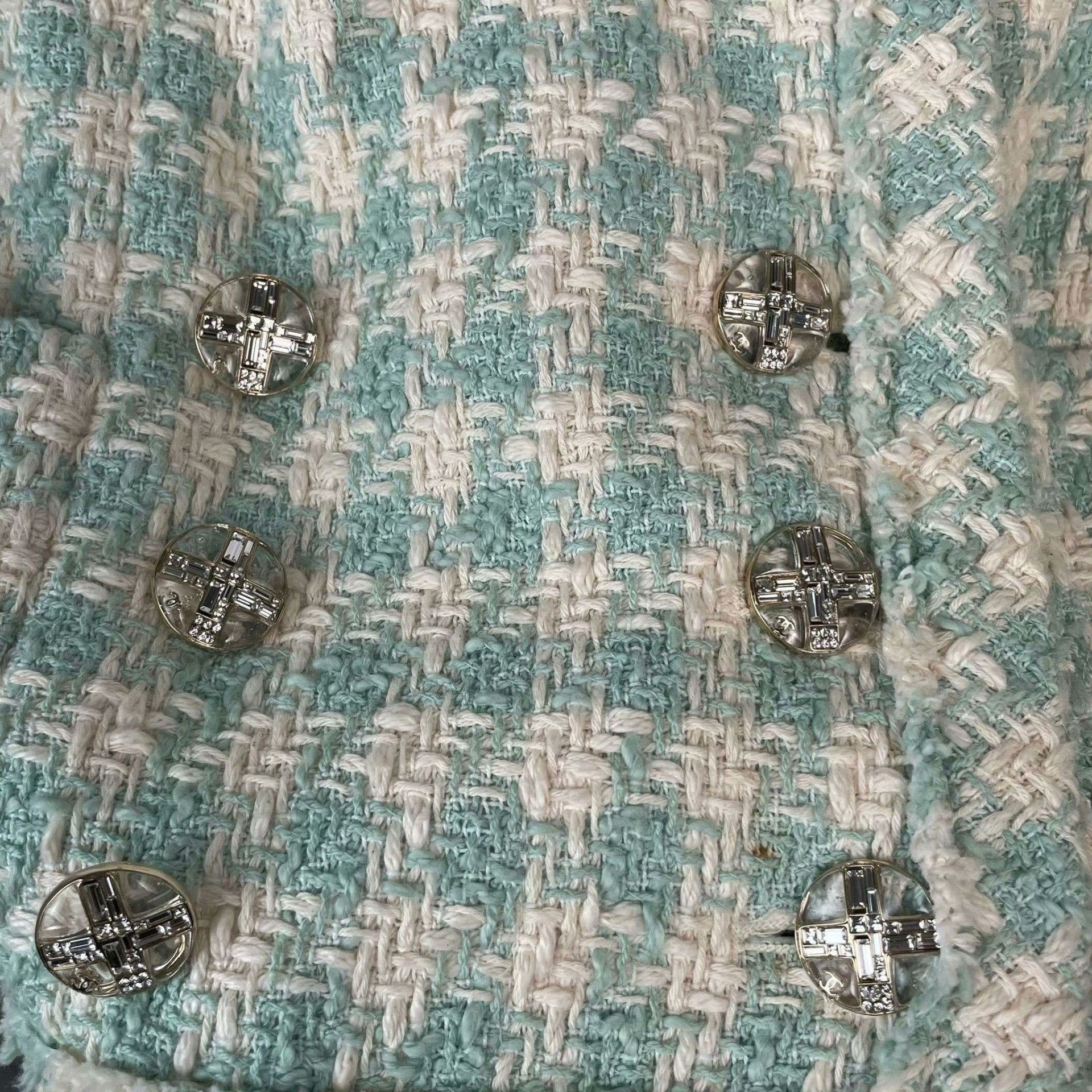 Chanel Chanel Blue Light Jacket 36 Men Size US S / EU 44-46 / 1 - 4 Thumbnail