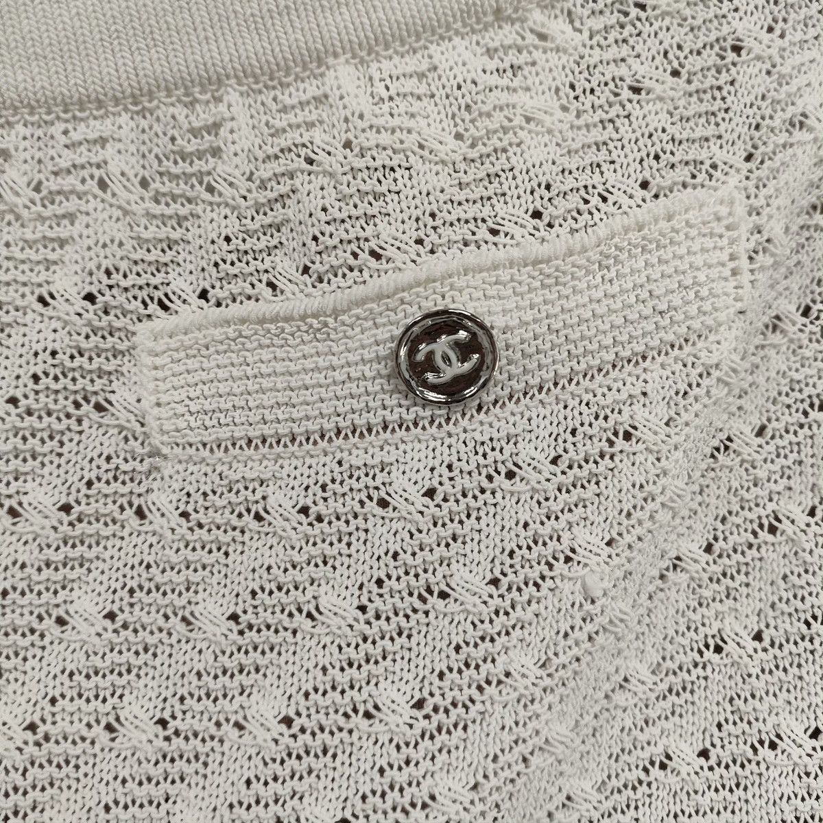 Chanel Chanel Cotton White Pants 36 Women Size 36" / US 14 / IT 50 - 7 Thumbnail