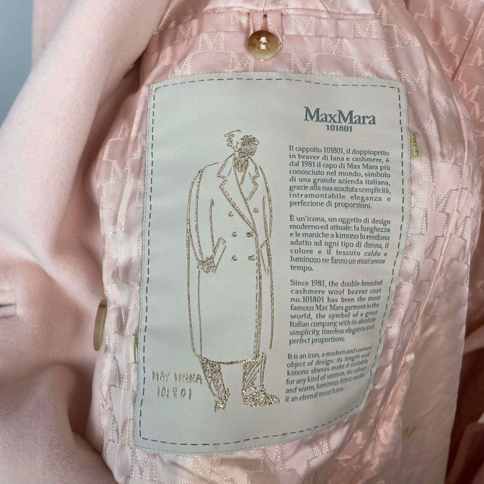 Max Mara Max Mara Wool Pink Coat 32 Women Size XS / US 0-2 / IT 36-38 - 6 Thumbnail