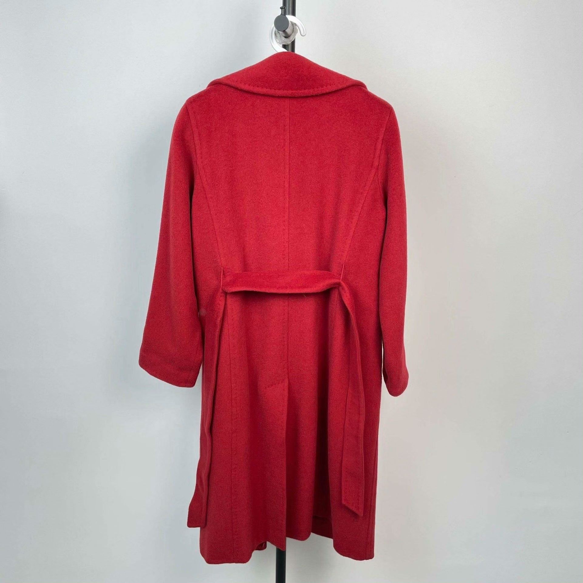 Max Mara Max Mara Long Red Coat S Women Size S / US 4 / IT 40 - 2 Thumbnail