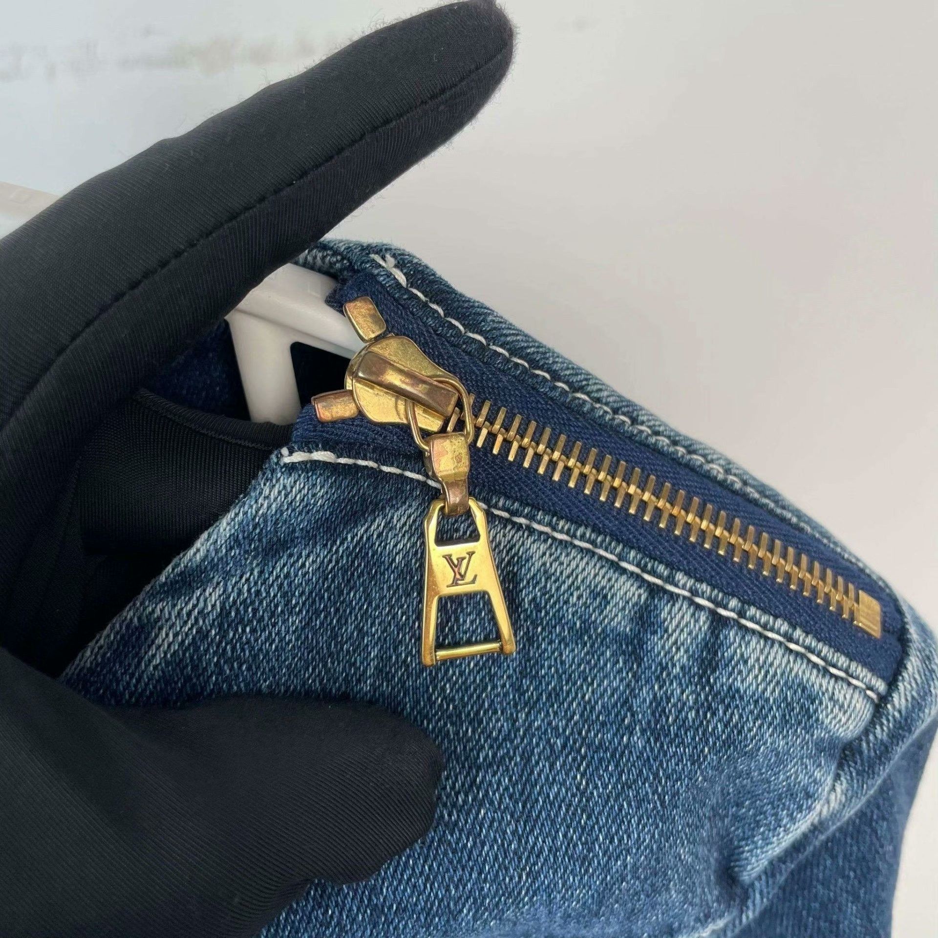 Louis Vuitton Louis Vuitton Denim Blue Dress 34 Women Size XS / US 0-2 / IT 36-38 - 4 Thumbnail