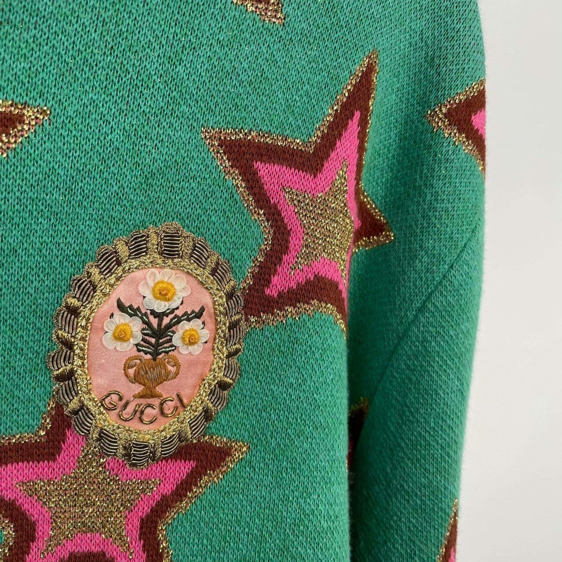 Gucci Gucci Green Sweater S Women Size S / US 4 / IT 40 - 6 Thumbnail
