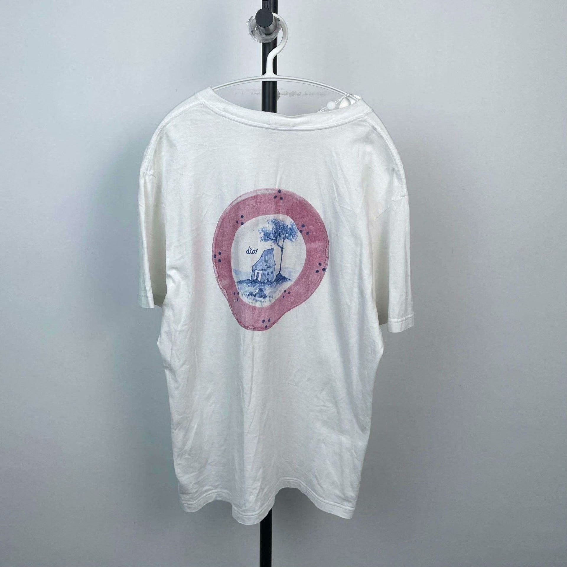 Dior Dior White T-Shirt L Women Size L / US 10 / IT 46 - 2 Thumbnail