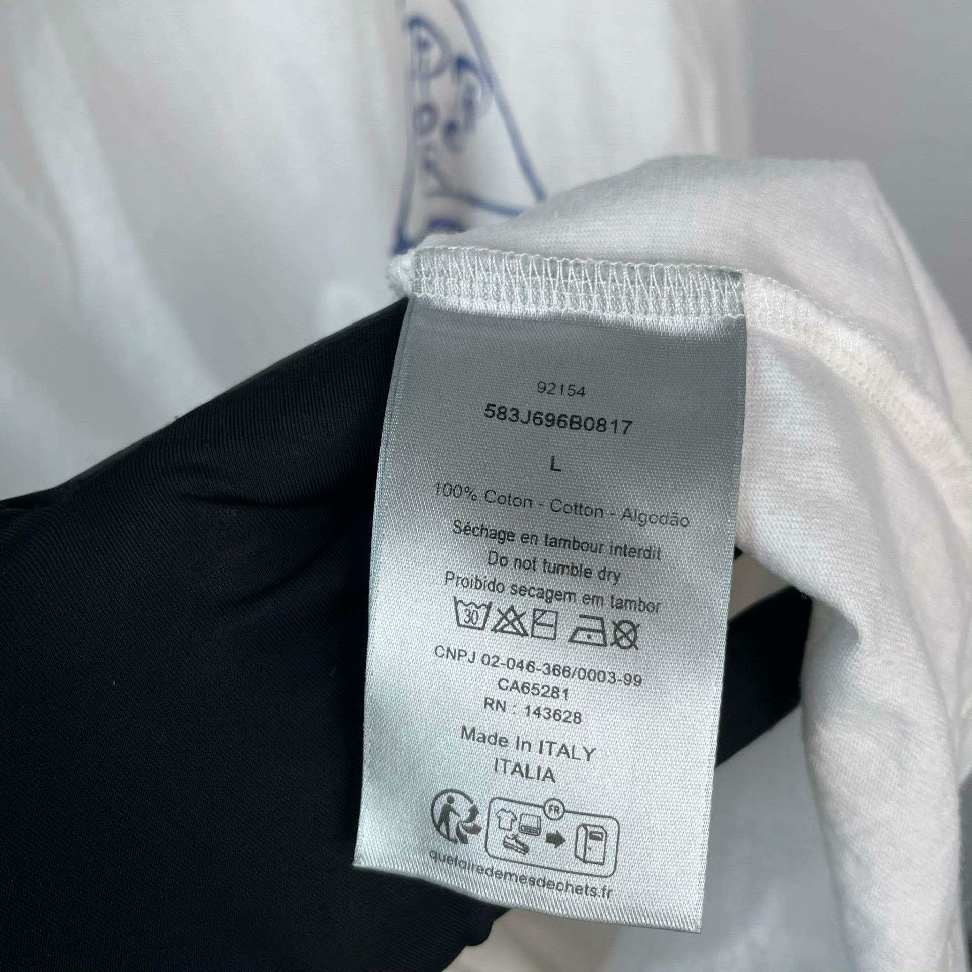 Dior Dior White T-Shirt L Women Size L / US 10 / IT 46 - 4 Thumbnail