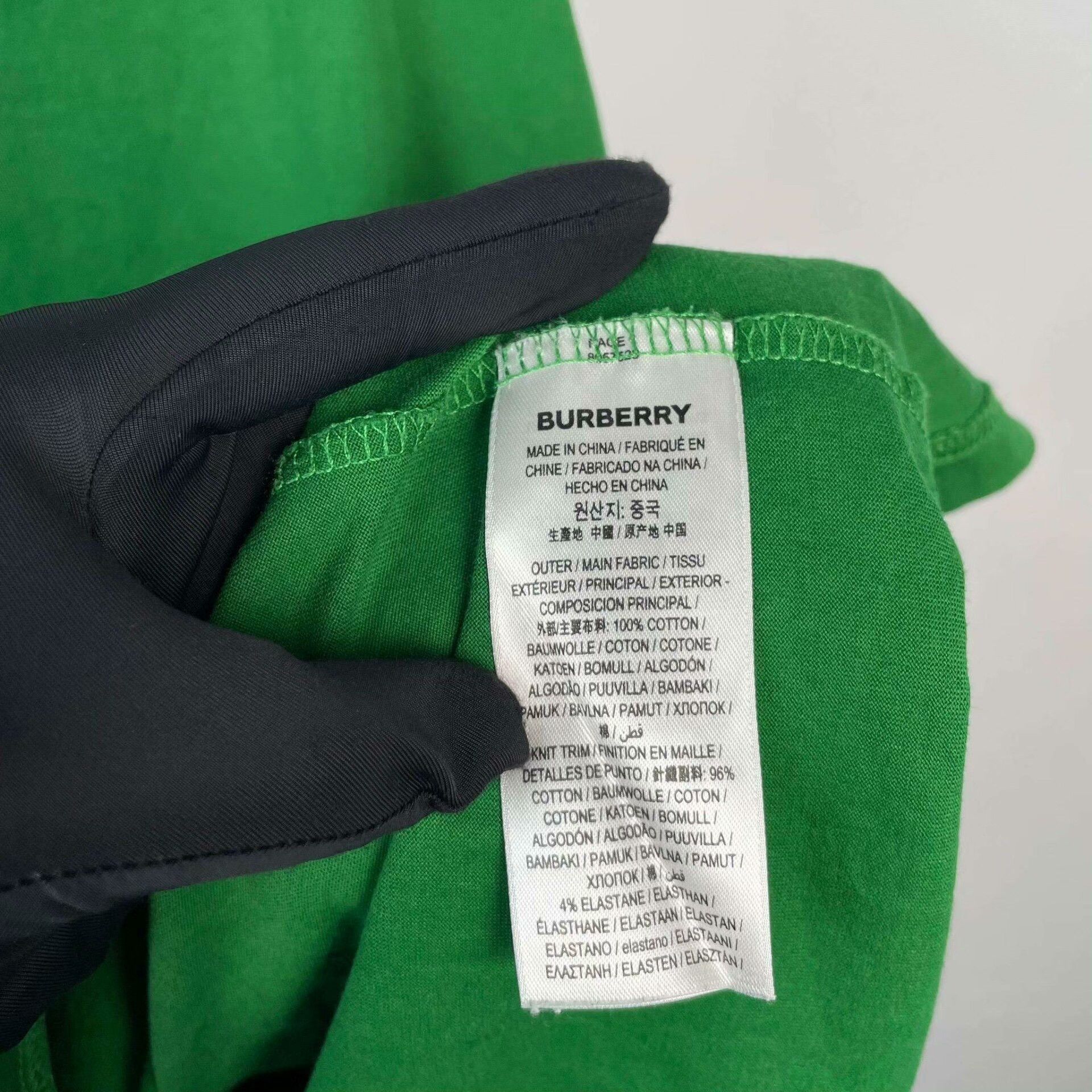 Burberry Burberry Retro Embroidered Green T-Shirt XXL Men Size US XXL / EU 58 / 5 - 5 Thumbnail