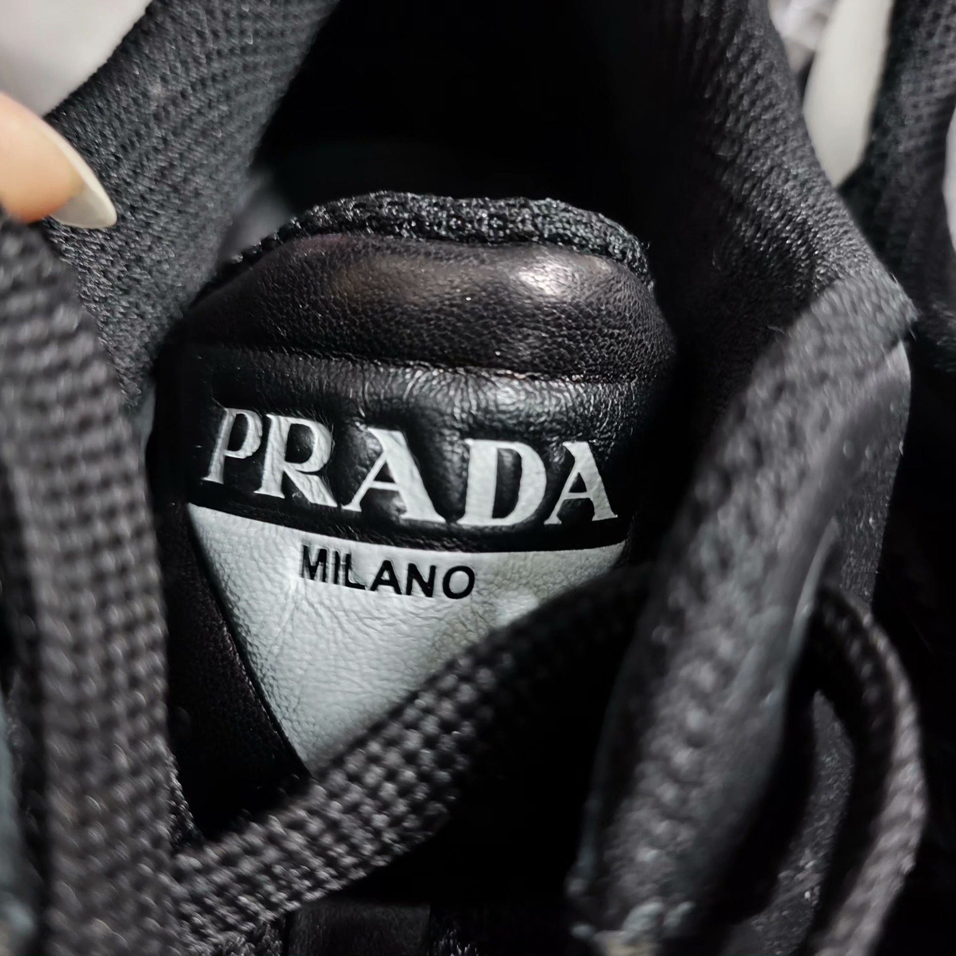 Prada Prada Black Lowtop Sneakers 5 Men Size US 5 / EU 37 - 2 Thumbnail